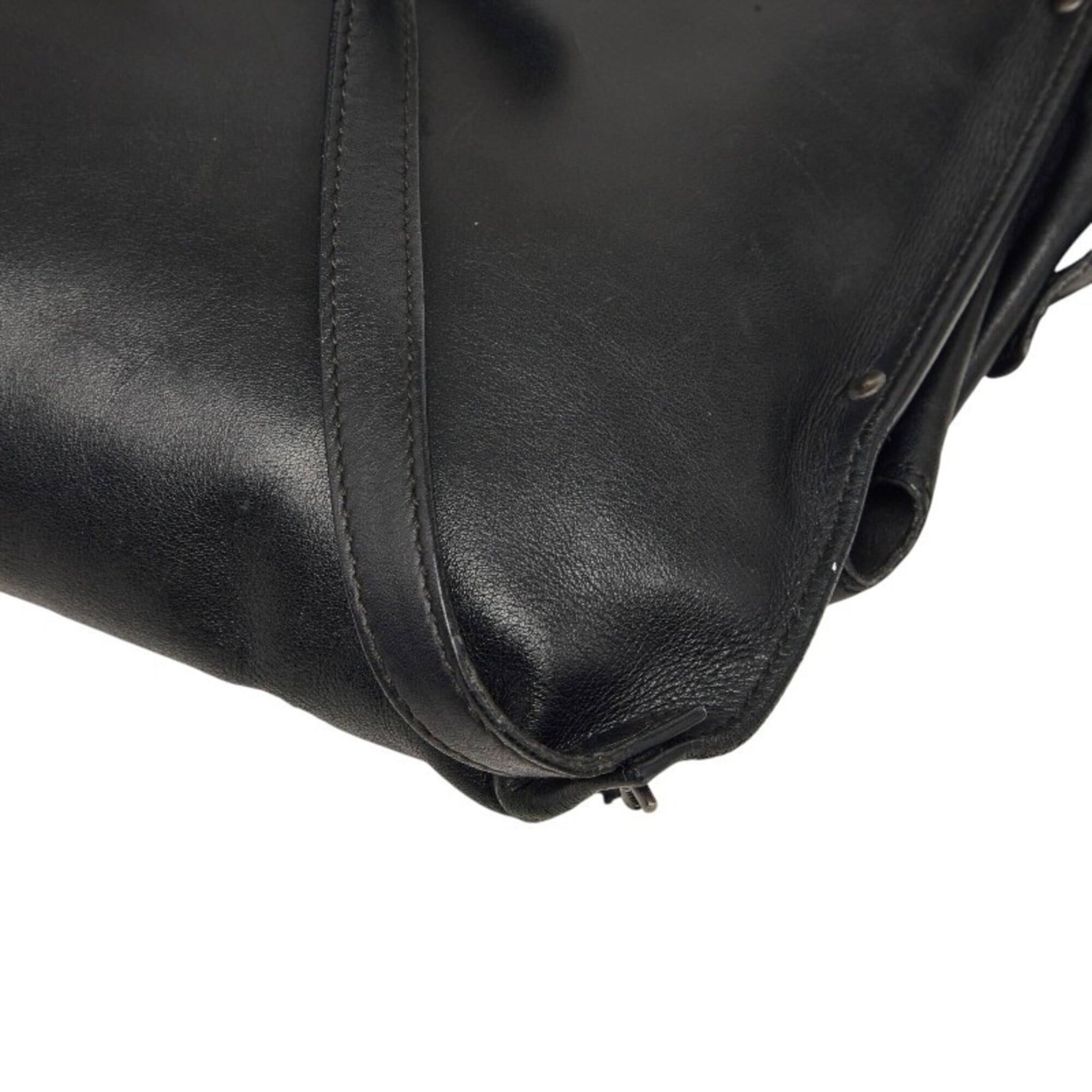Bottega Veneta Black Leather Sling Bag (Pre-Owned)