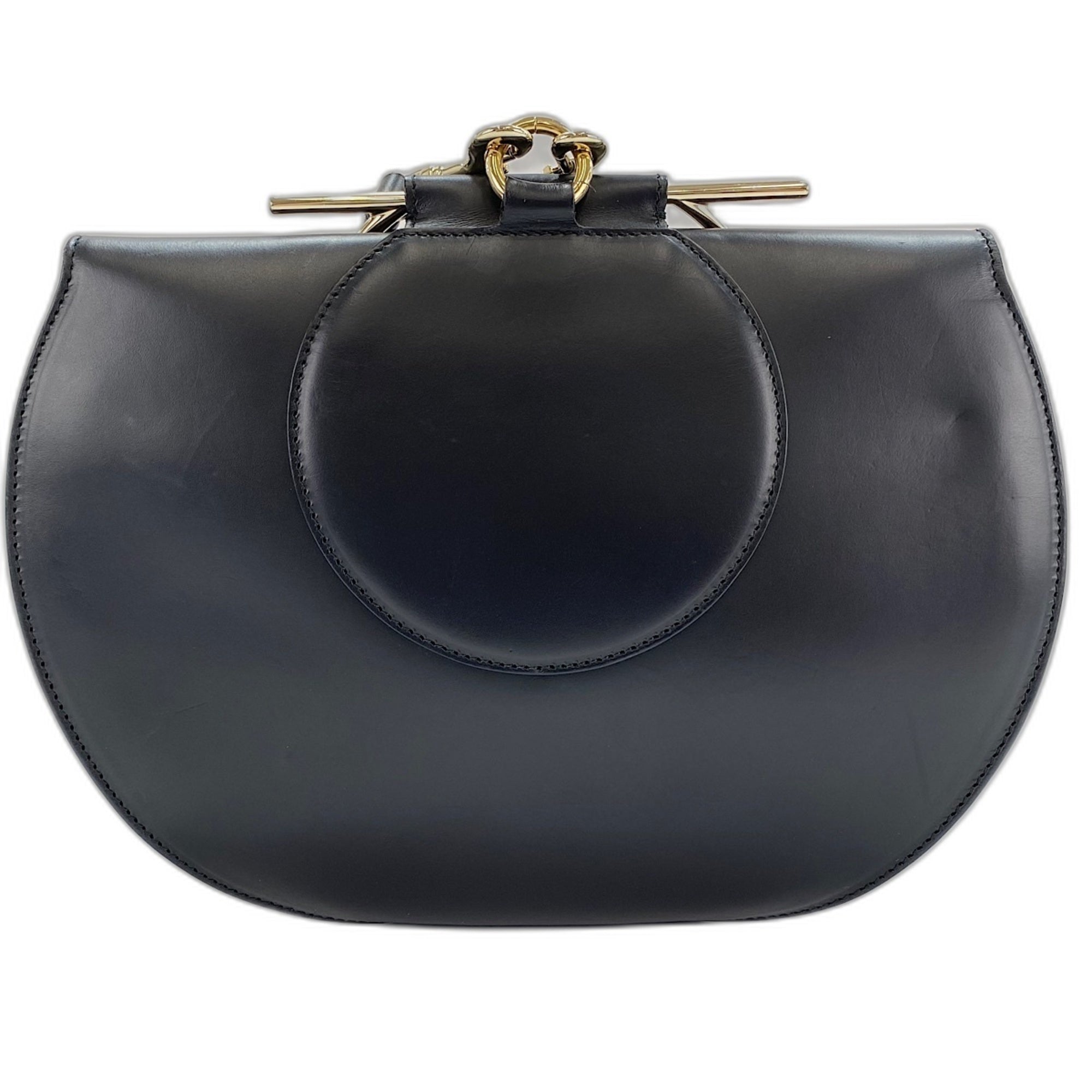 Salvatore Ferragamo Black Shoulder Bag (Pre-Owned)