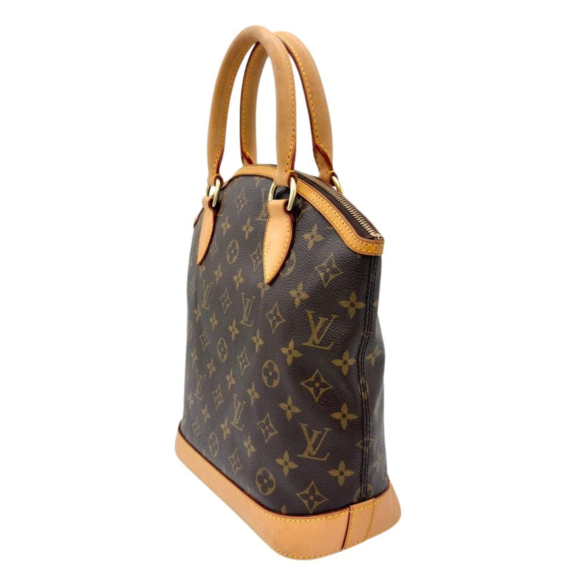 Louis Vuitton Brown Monogram Canvas Handbag (Pre-Owned)