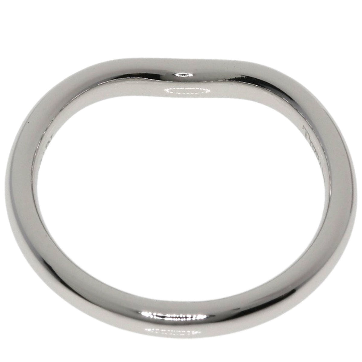 Tiffany Silver Platinum 950 Band Ring (Pre-Owned)