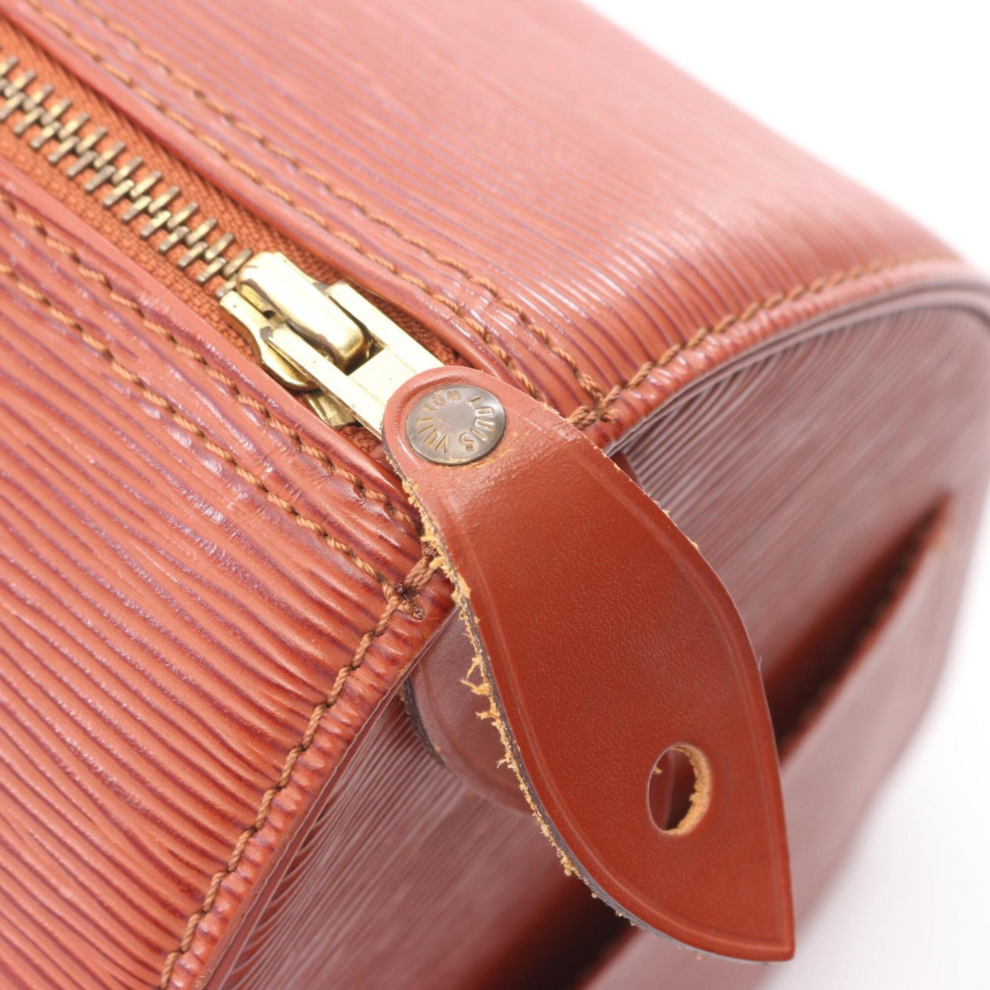 Louis Vuitton Brown Kenyan Brown Epi Leather Handbag (Pre-Owned)