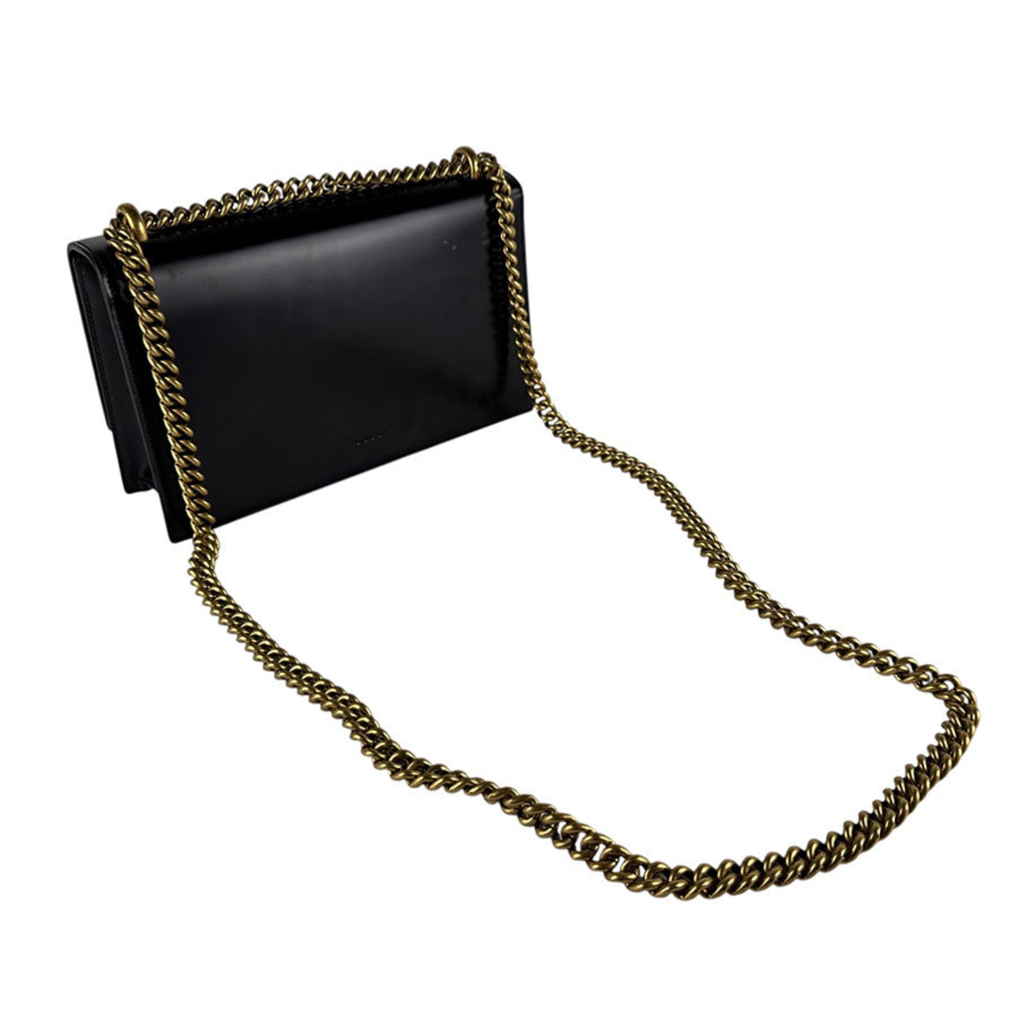 Gucci Black Leather Shoulder Bag (Pre-Owned)