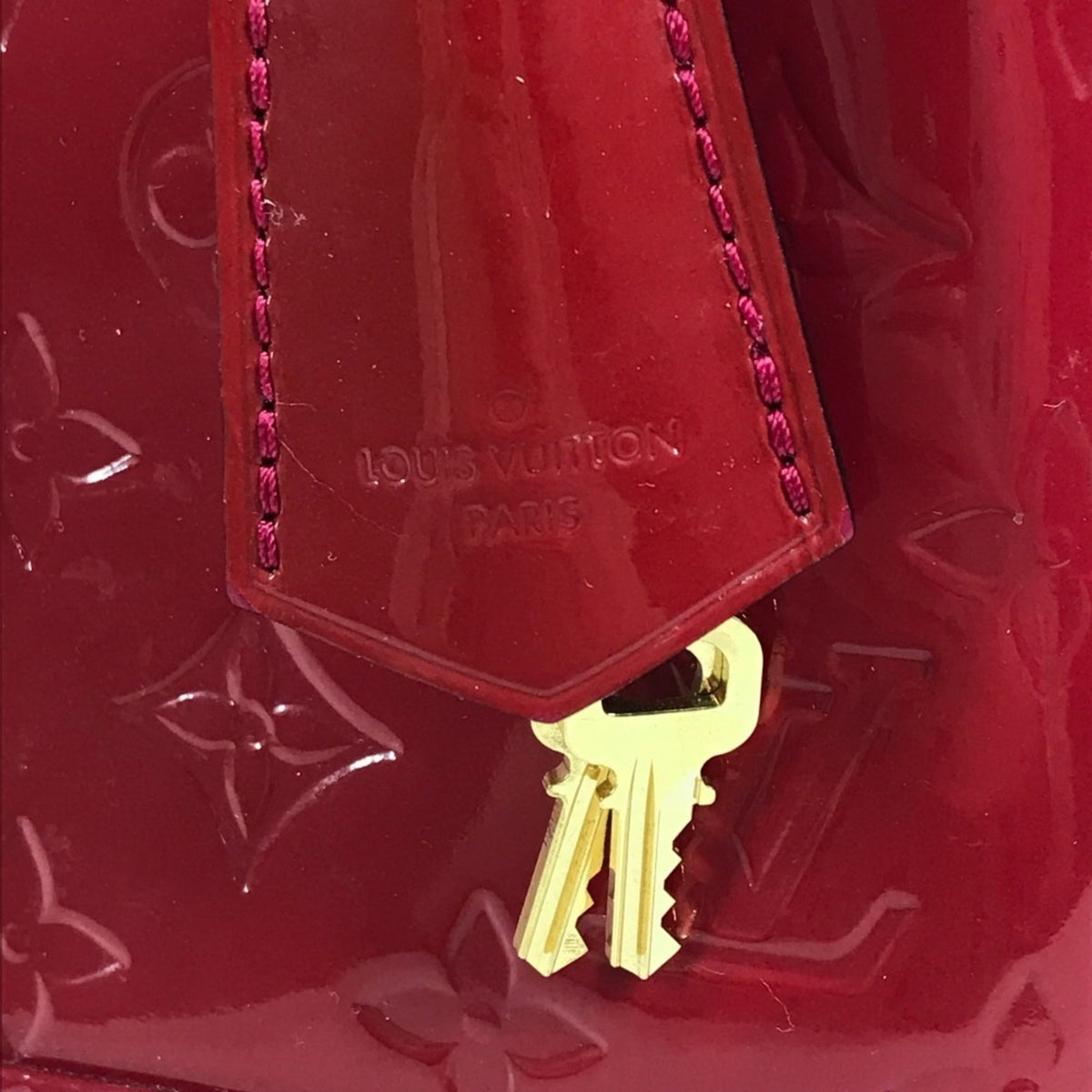 Louis Vuitton Monogram Vernis Indian Rose Monogram Vernis Handbag Shoulder Bag (Pre-Owned)