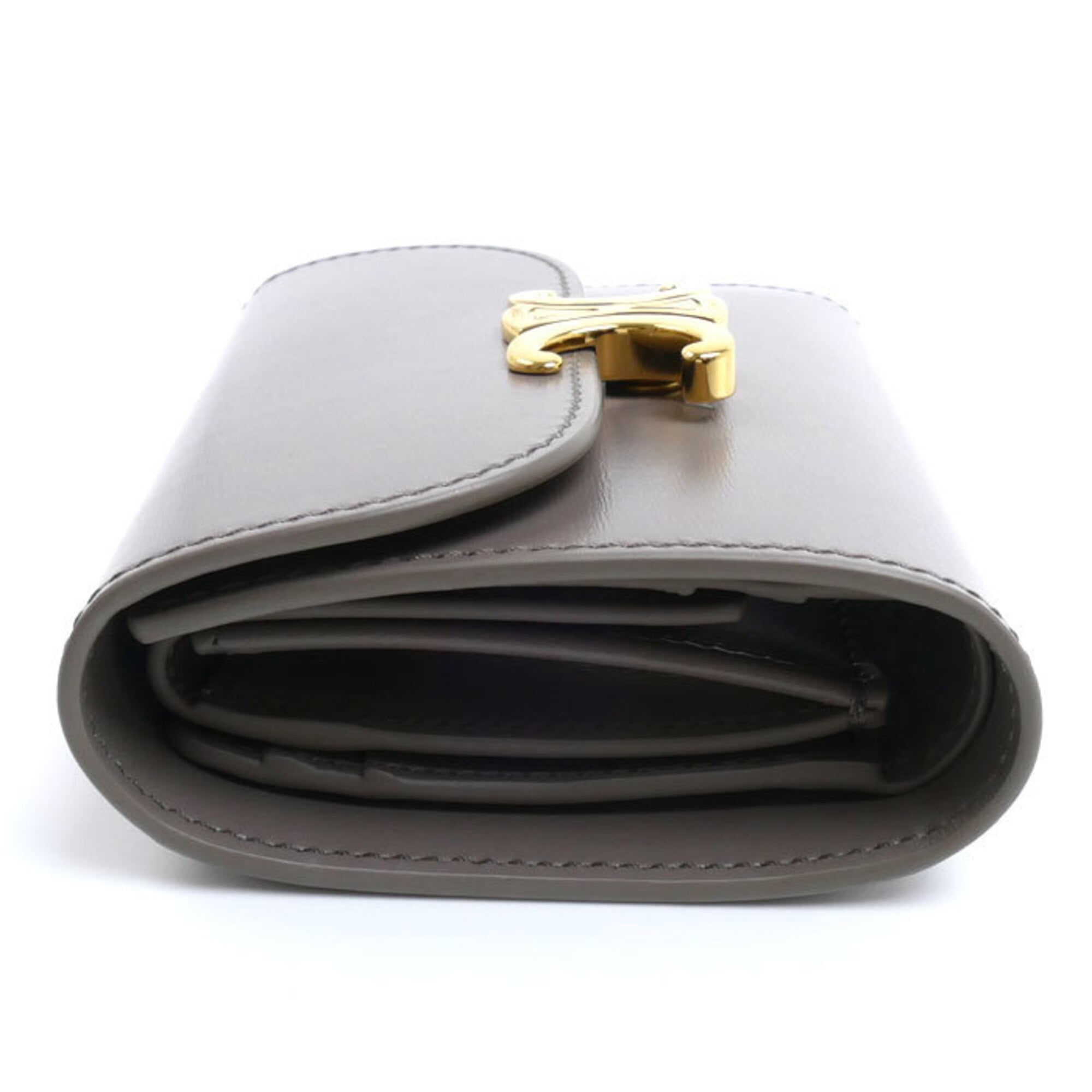 Celine Leather Wallet (Tri-Fold) (Pre-Owned)