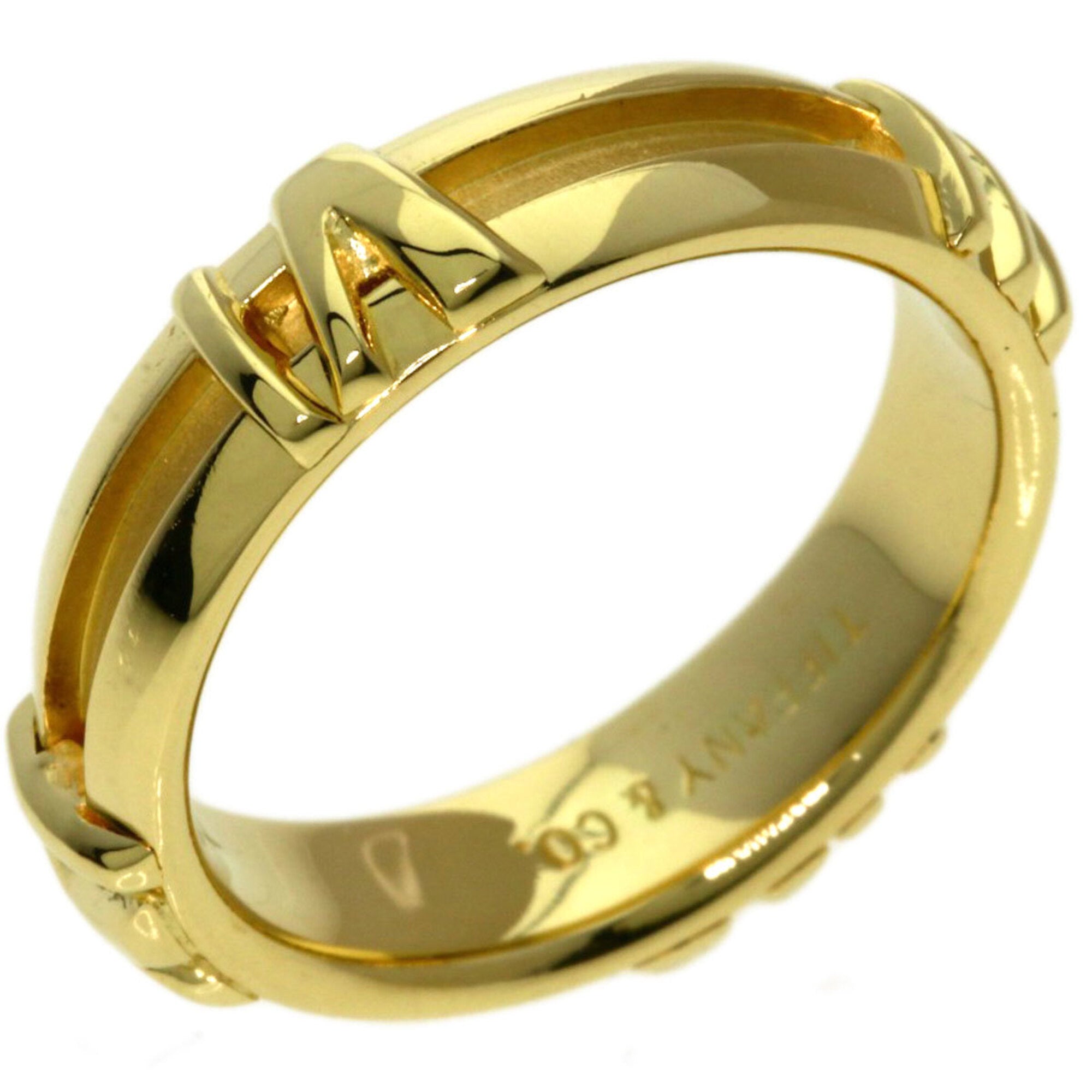 Tiffany Atlas Yellow Gold (18K) Band Ring (Pre-Owned)