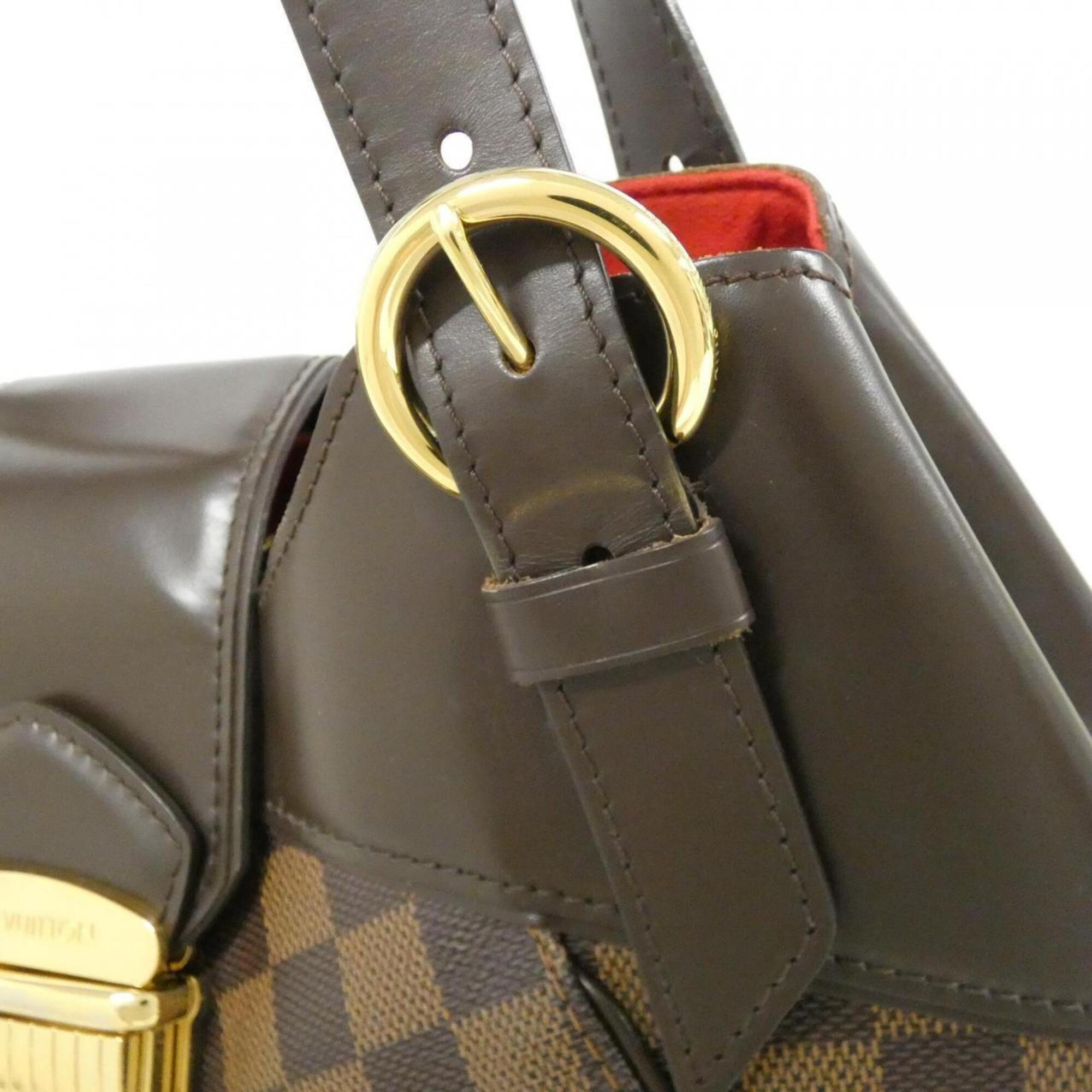 Louis Vuitton Brown Coated Canvas Shoulder Bag (Pre-Owned)