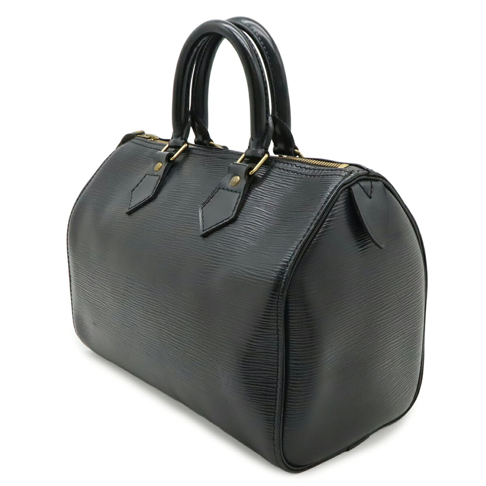 Louis Vuitton Black Noir Epi Leather Handbag (Pre-Owned)