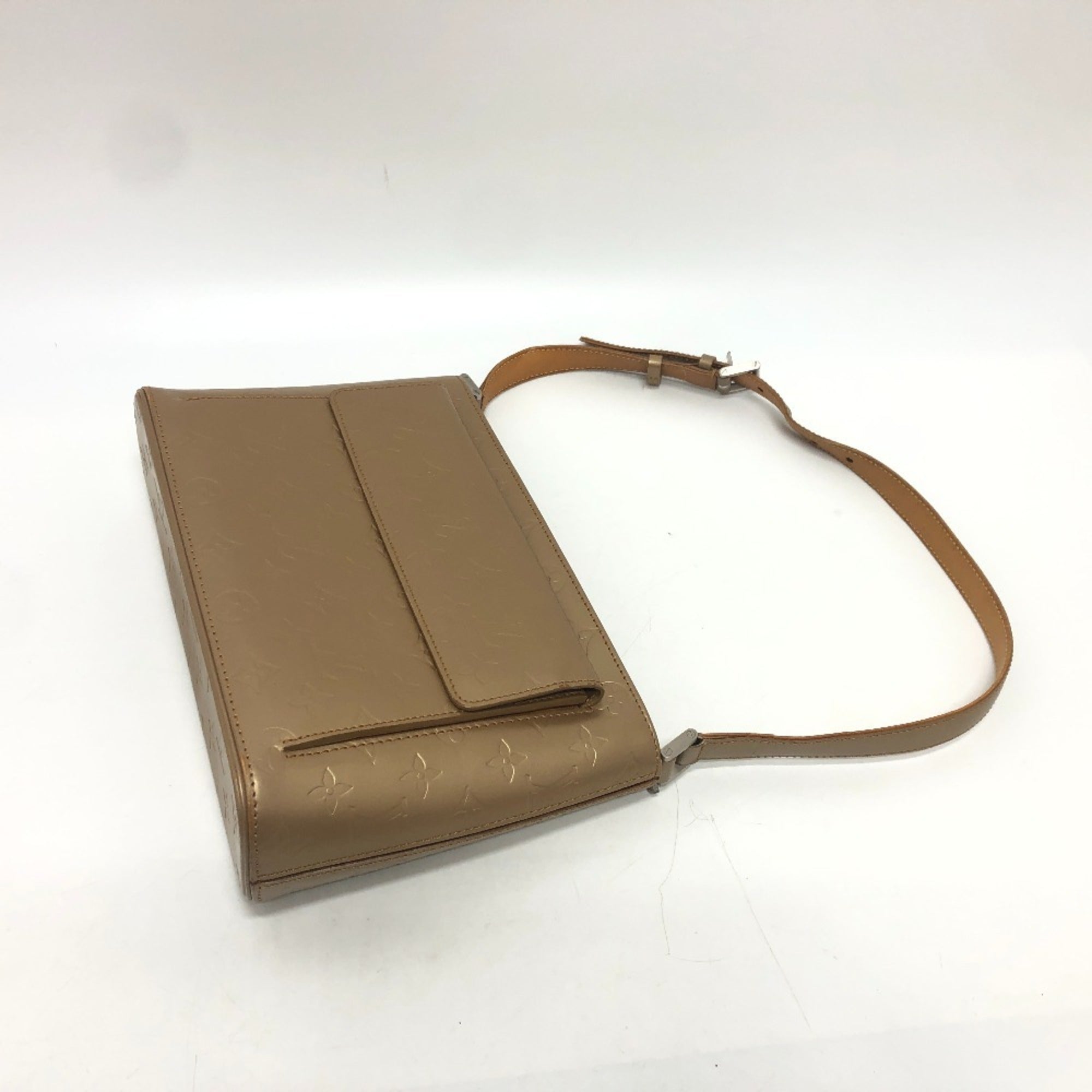 Louis Vuitton Beige Monogram Mat Shoulder Bag (Pre-Owned)