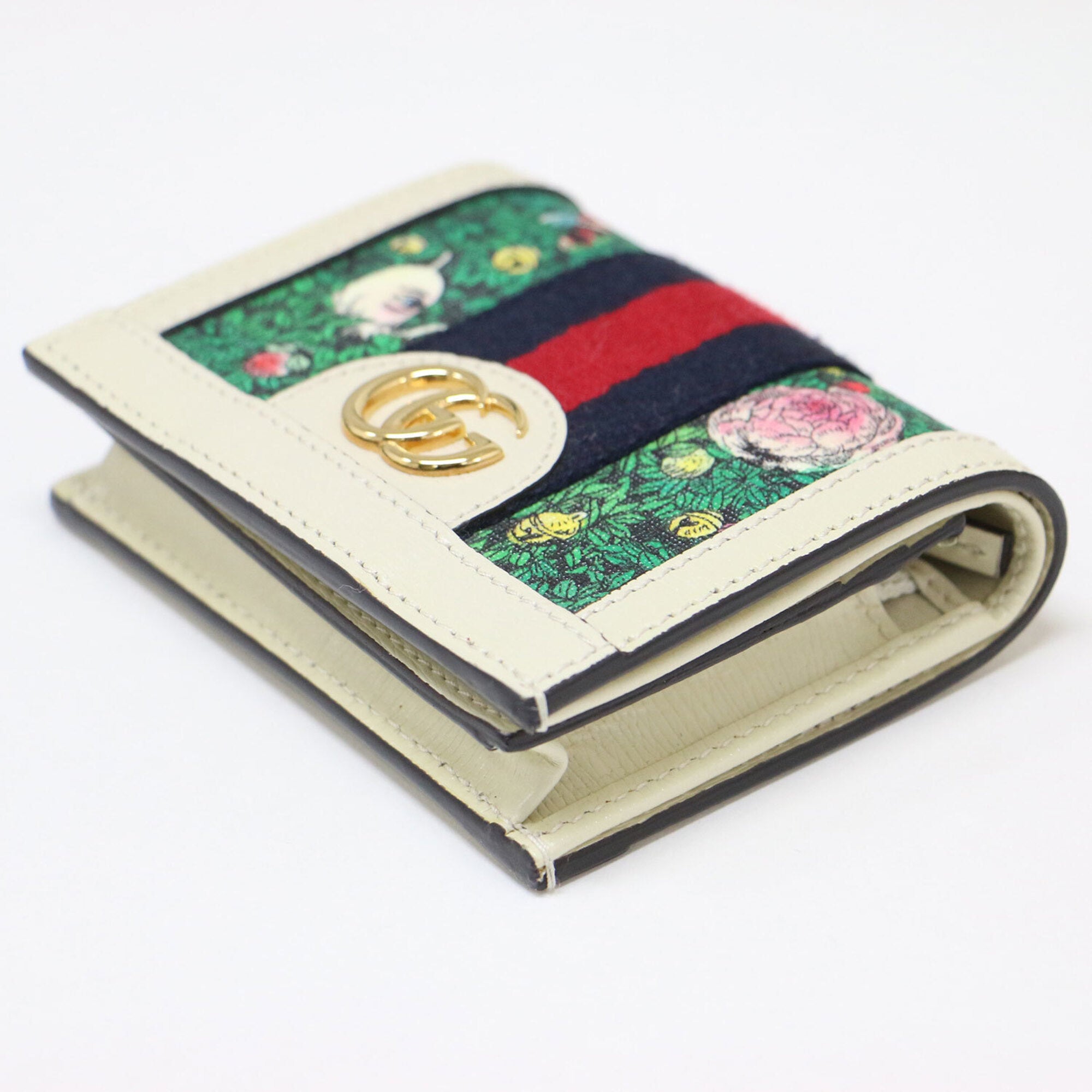 Gucci Ivory Leather Wallet (Bi-Fold) (Pre-Owned)