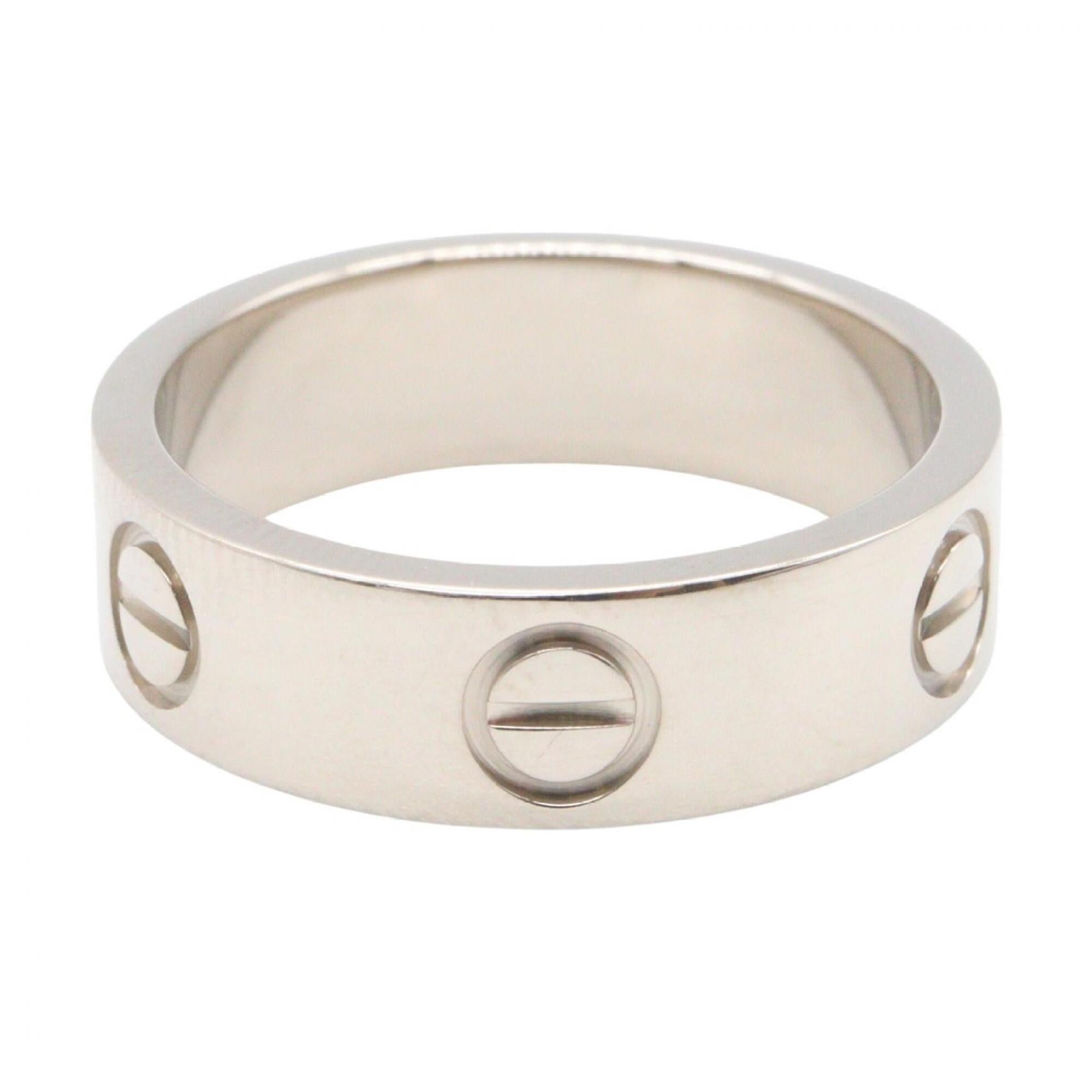 Cartier Silver White Gold (18K) Band Ring (Pre-Owned)