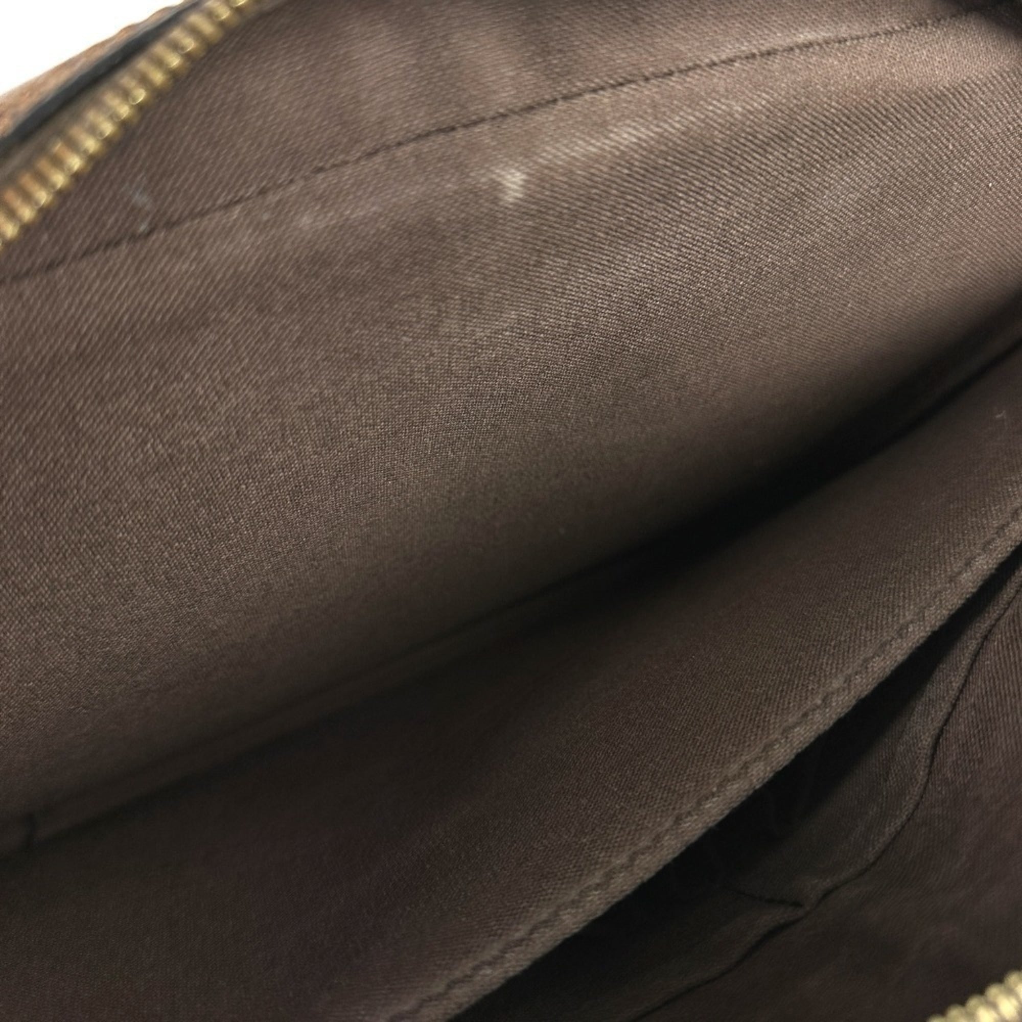 Louis Vuitton Brown Damier Canvas Messenger Bag Shoulder Bag (Pre-Owned)