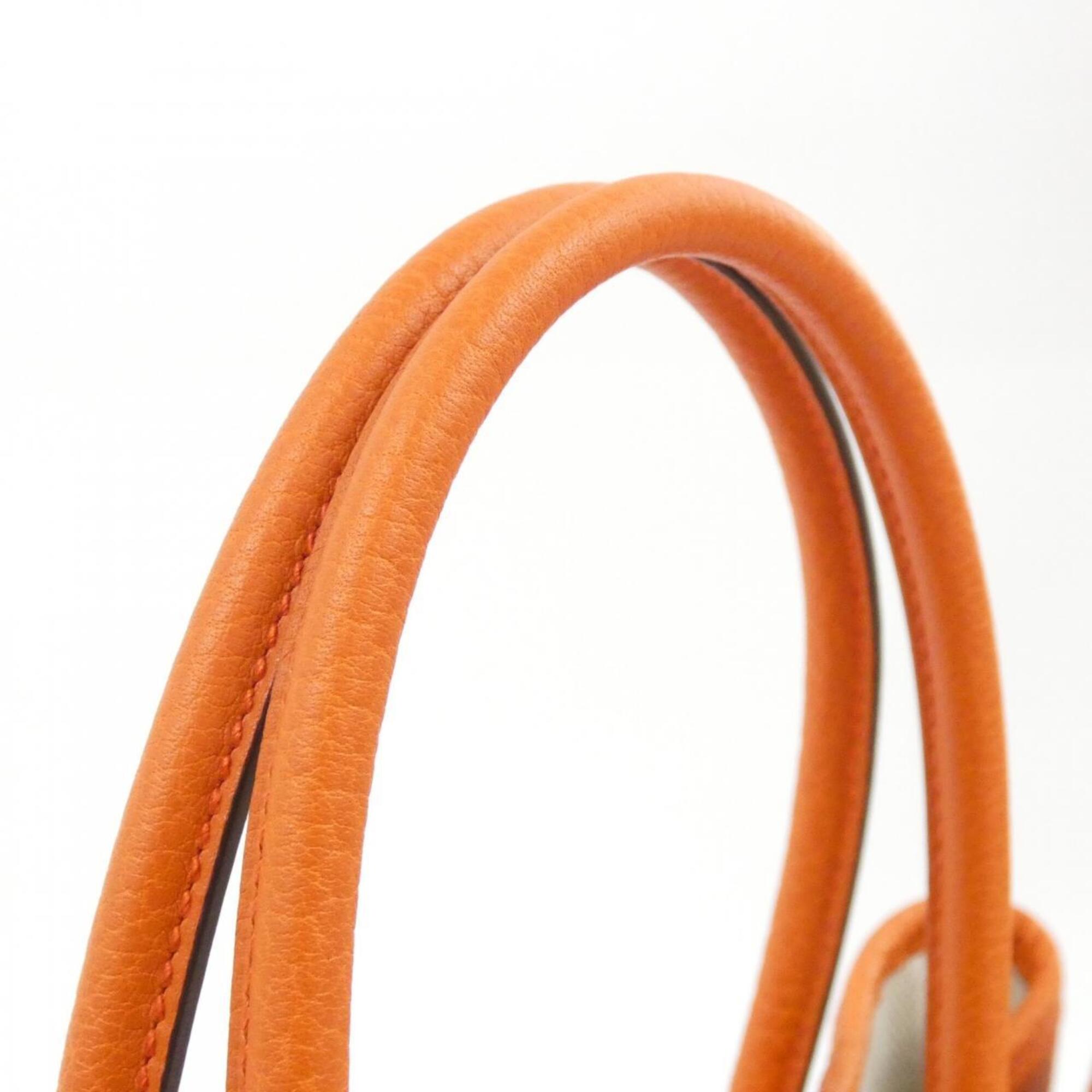 Hermes Capucine Orange Negonda Leather Handbag (Pre-Owned)