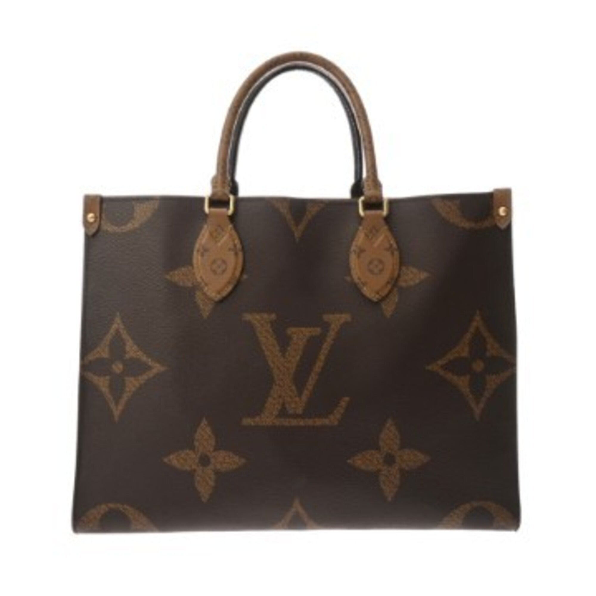 Louis Vuitton Brown Monogram Canvas Handbag (Pre-Owned)