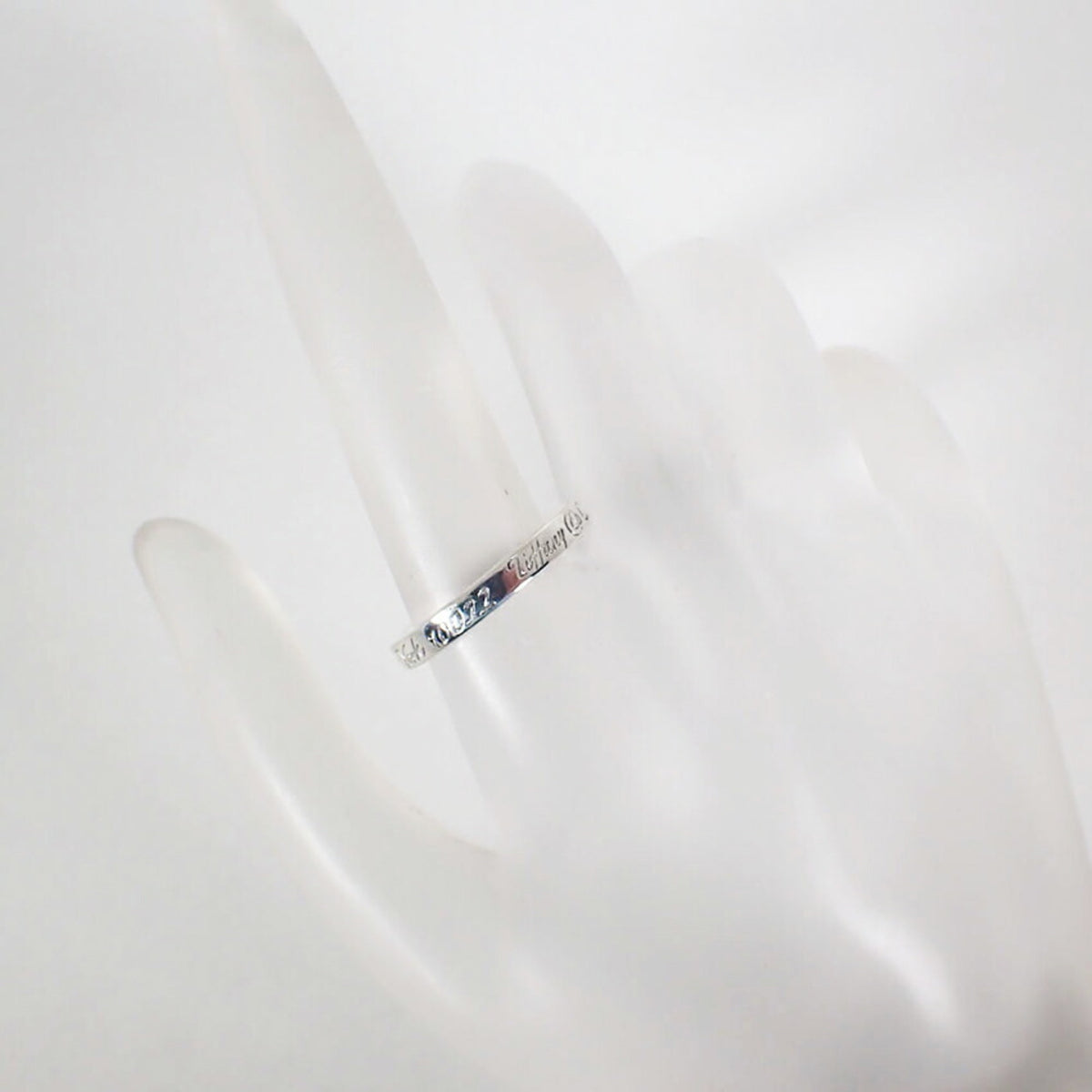 Tiffany Sterling Silver 925 Band Ring (Pre-Owned)