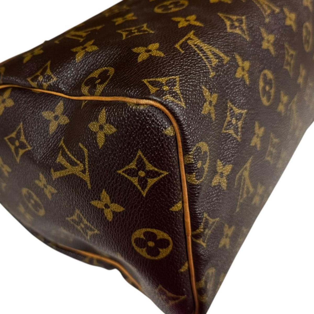 Louis Vuitton Brown Monogram Canvas Handbag (Pre-Owned)