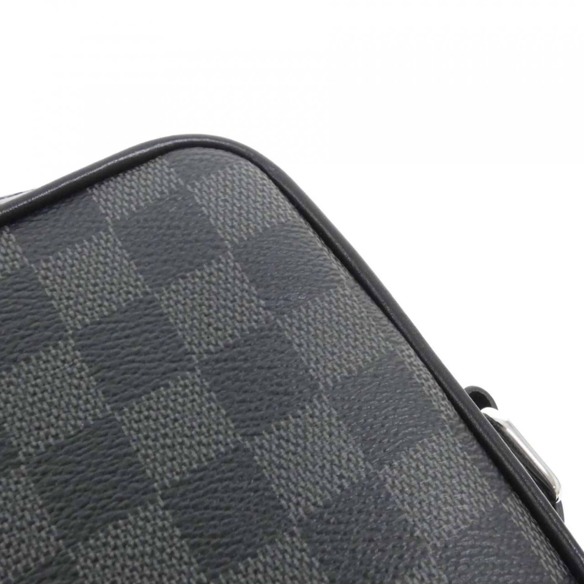 Louis Vuitton Graphite Coated Canvas Shoulder Bag (Pre-Owned)