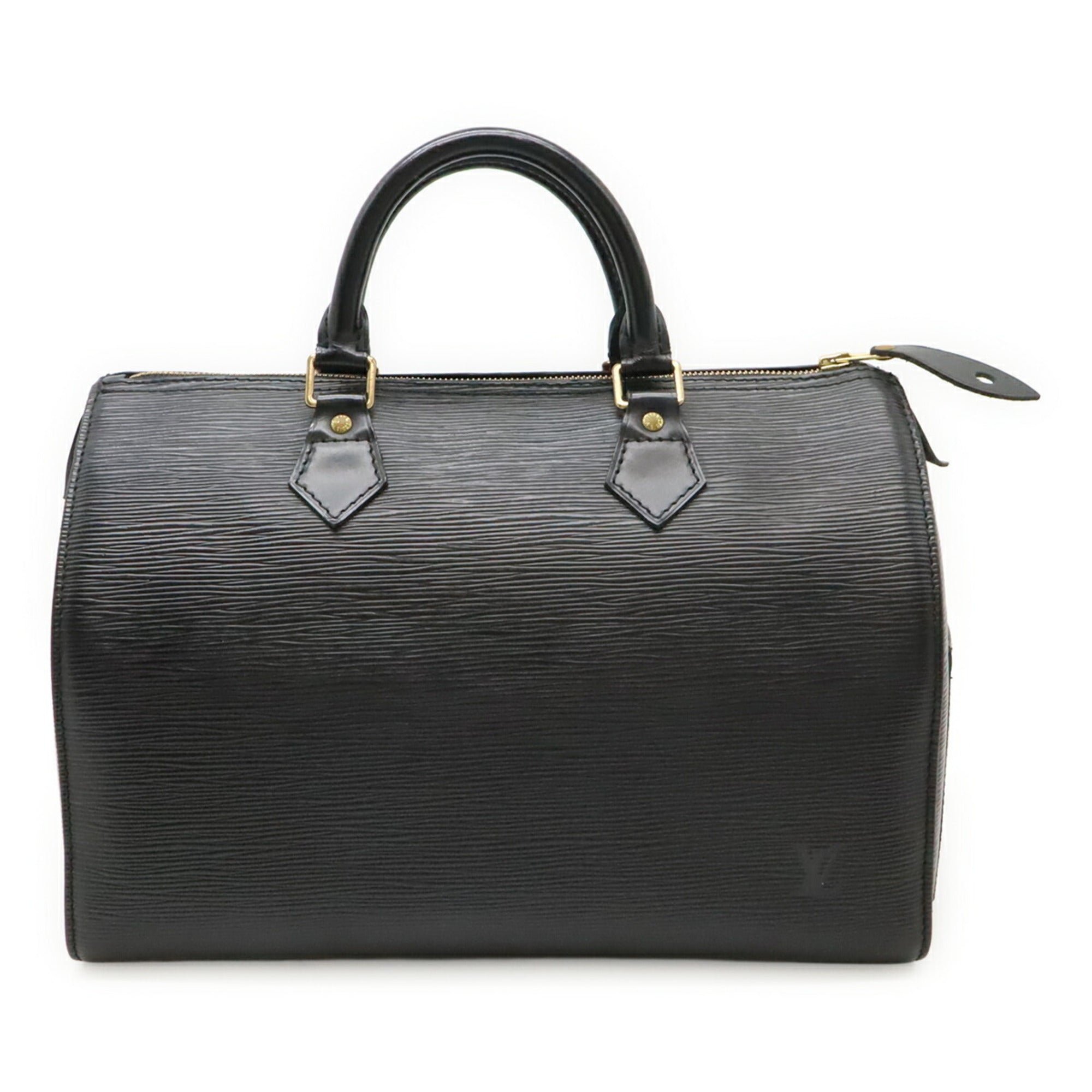 Louis Vuitton Black Noir Epi Leather Boston Bag Handbag (Pre-Owned)