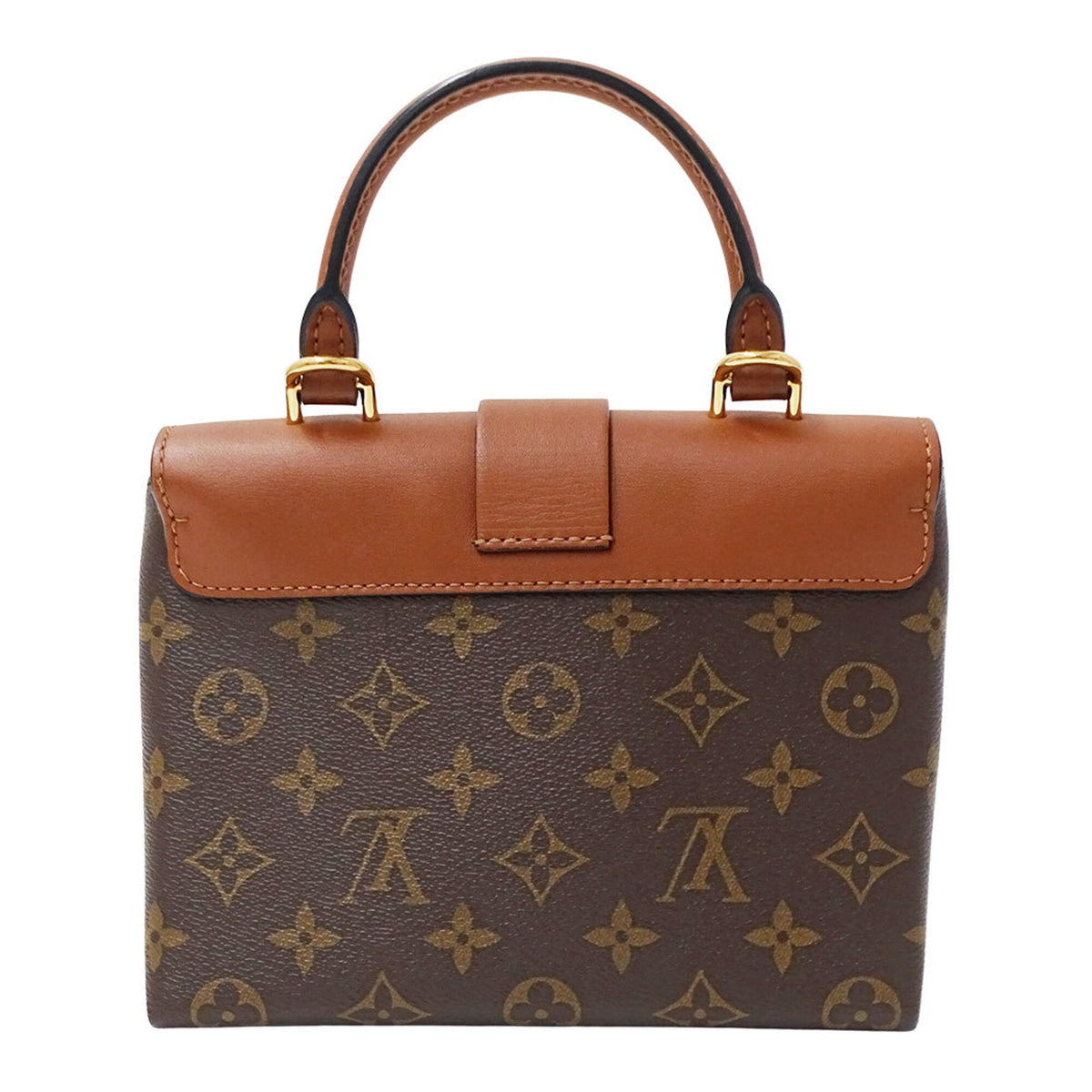 Louis Vuitton Brown Monogram Canvas Handbag Shoulder Bag (Pre-Owned)