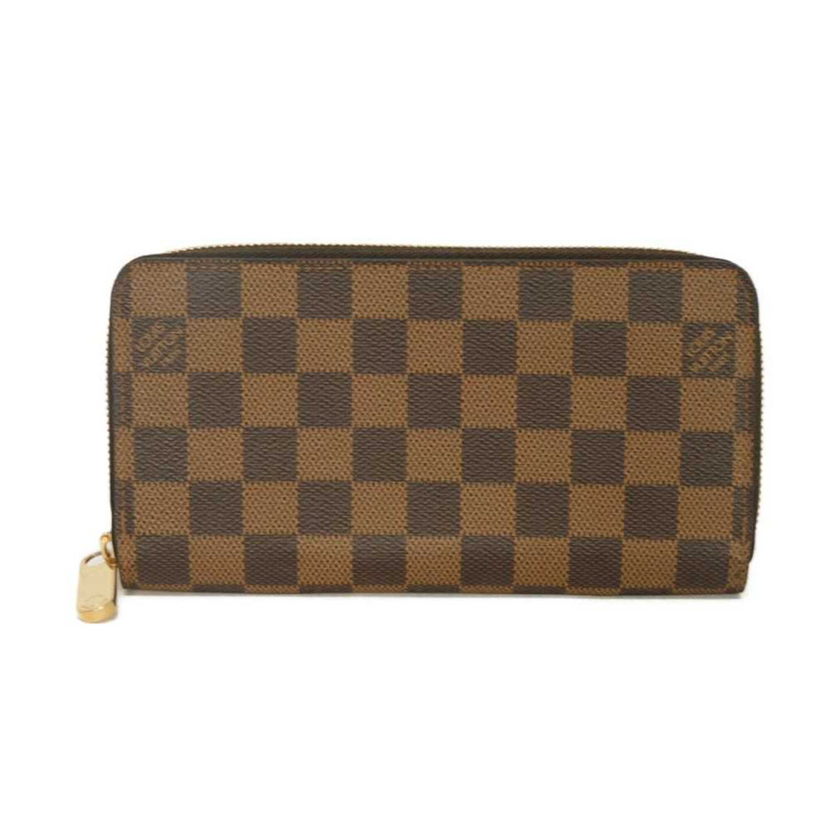 Louis Vuitton Brown Damier Canvas Ebene Damier Canvas Leather Long Wallet (Bi-Fold) (Pre-Owned)