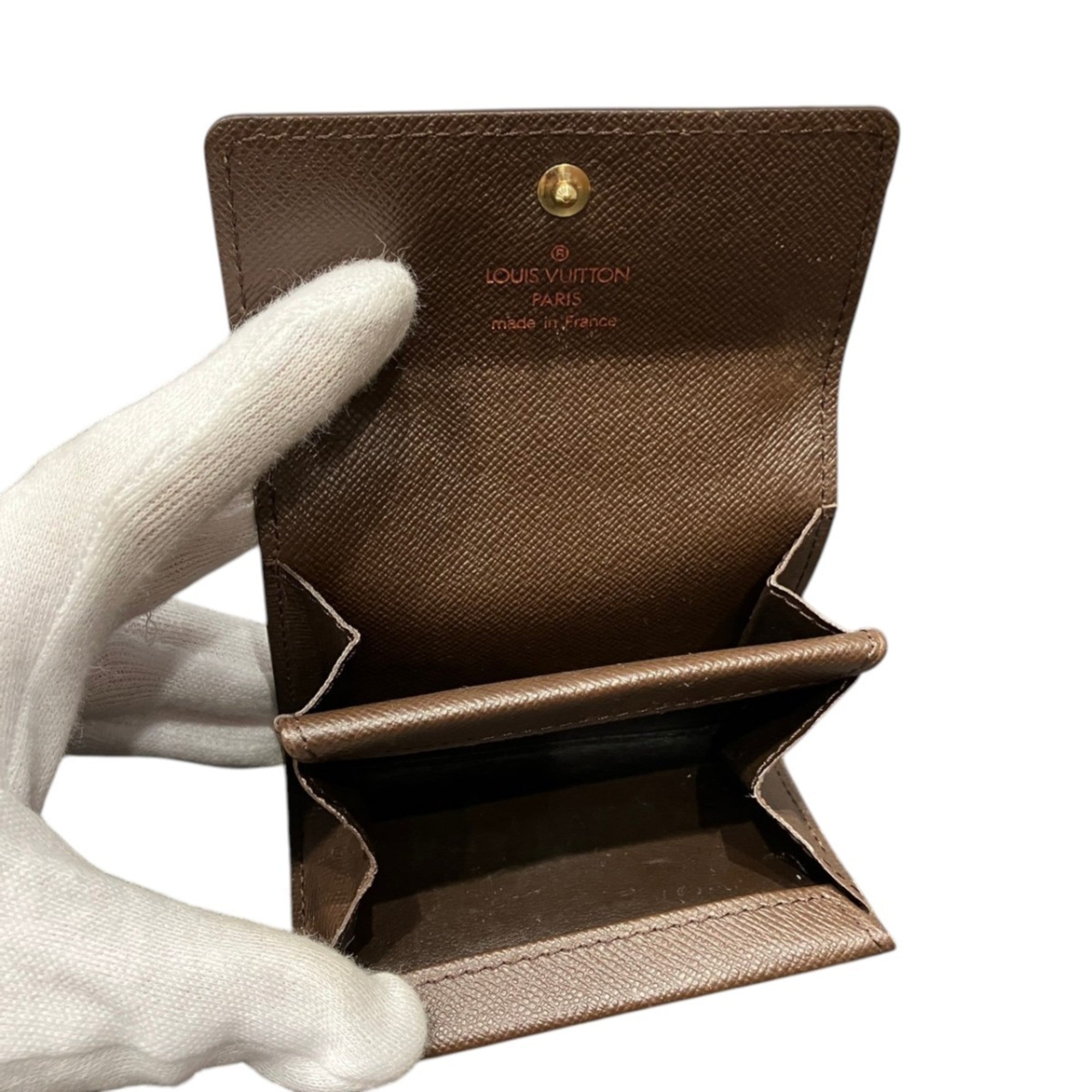 Louis Vuitton Brown Pvc Coin Purse/Coin Case (Pre-Owned)