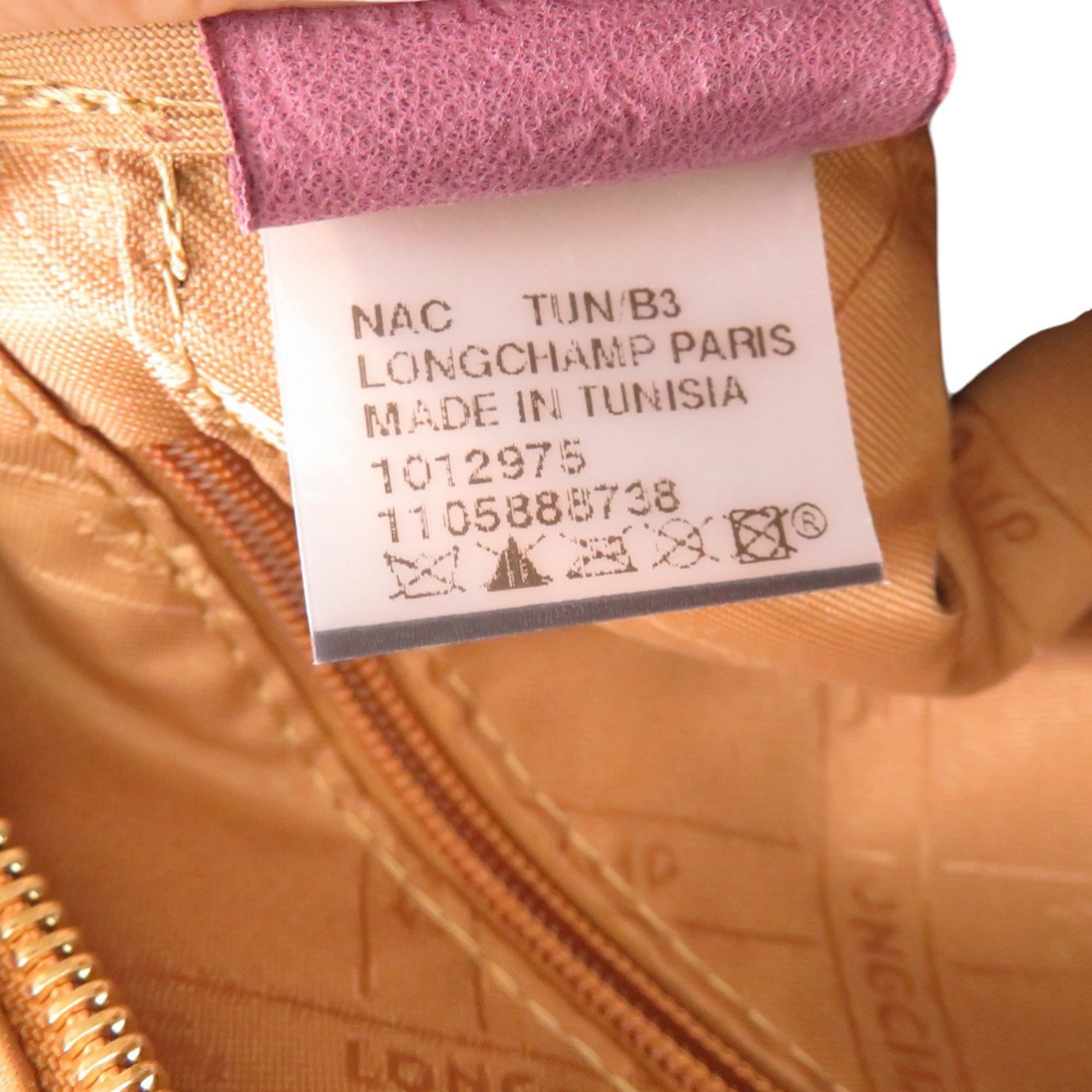 Longchamp Brown Camel Leather Shoulder Bag (Pre-Owned)