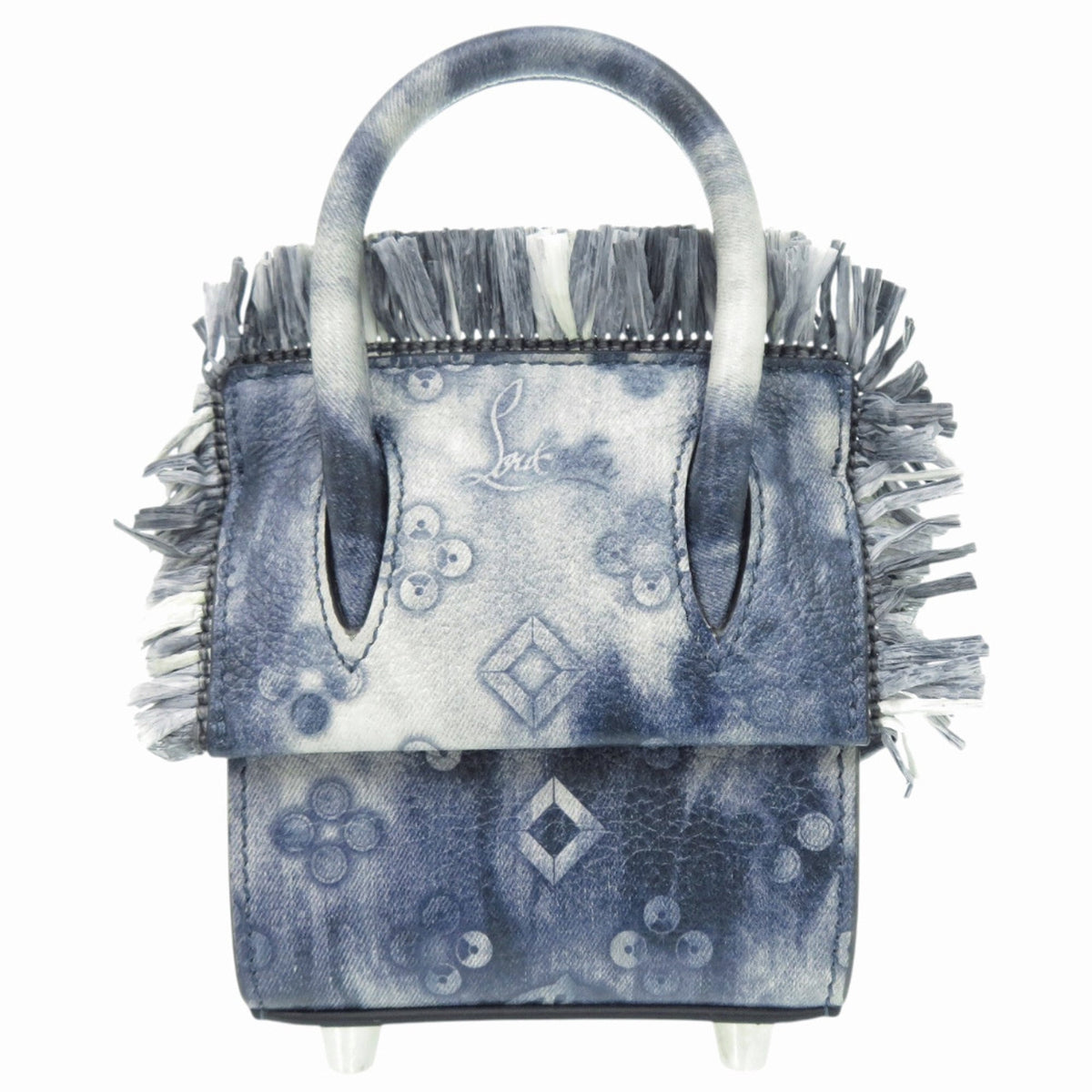Christian Louboutin Navy Leather Shoulder Bag (Pre-Owned)