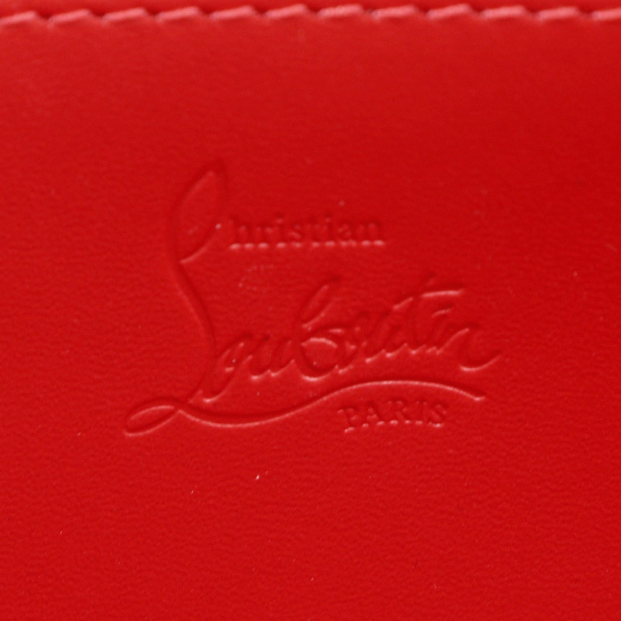 Christian Louboutin Black Leather Long Wallet (Bi-Fold) (Pre-Owned)