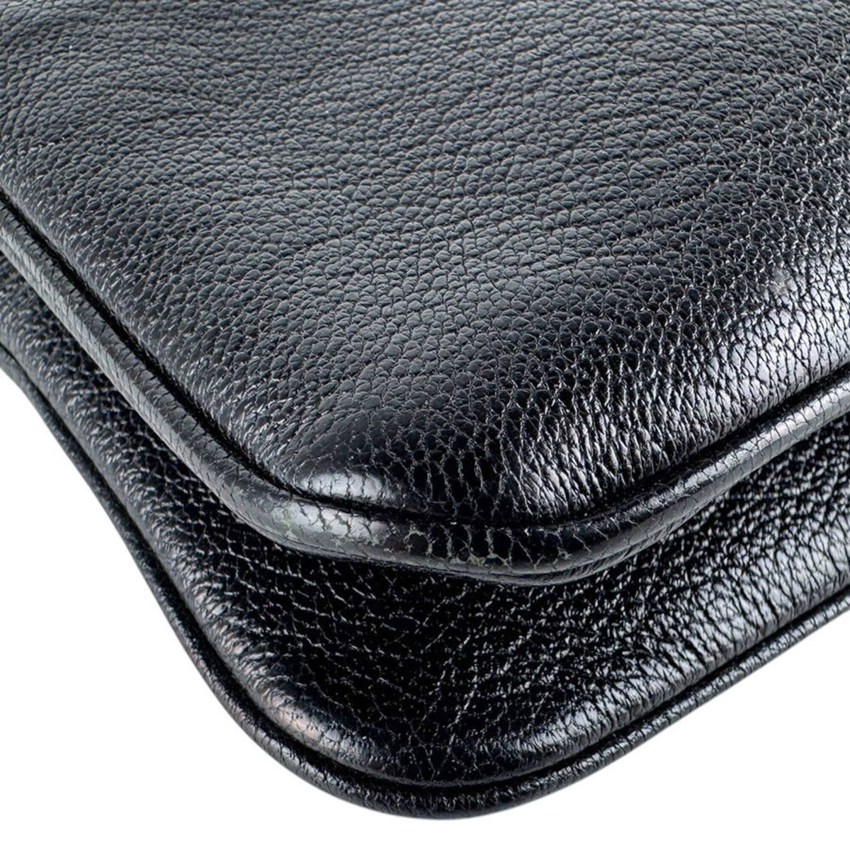Miu Miu Black Leather Shoulder Bag (Pre-Owned)