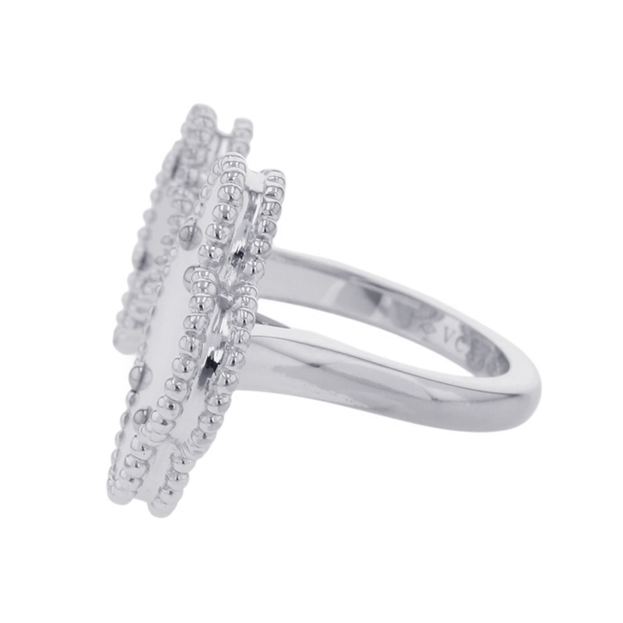 Van Cleef & Arpels White Gold (18K) Band Ring (Pre-Owned)