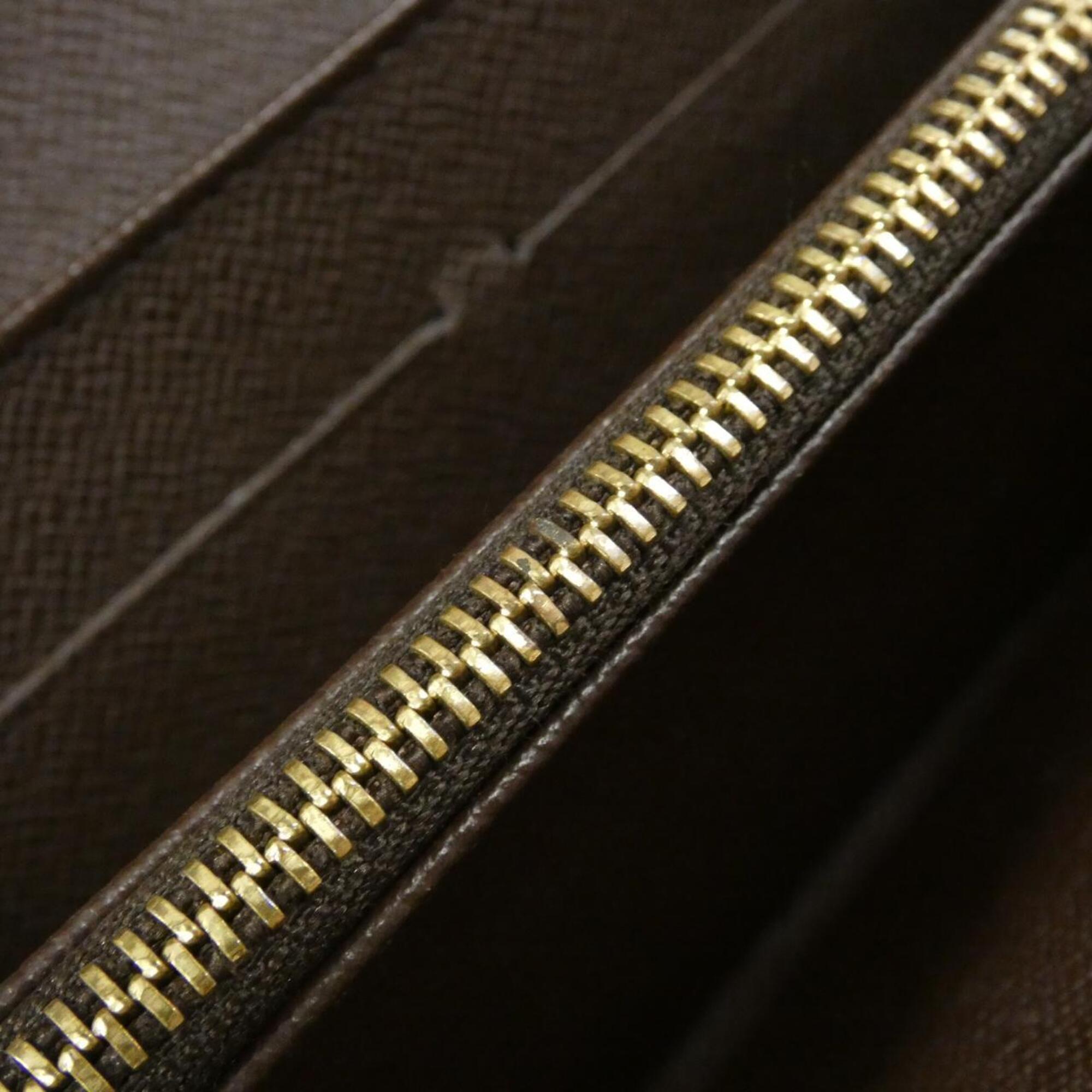 Louis Vuitton Ebene Coated Canvas Long Wallet (Bi-Fold) (Pre-Owned)