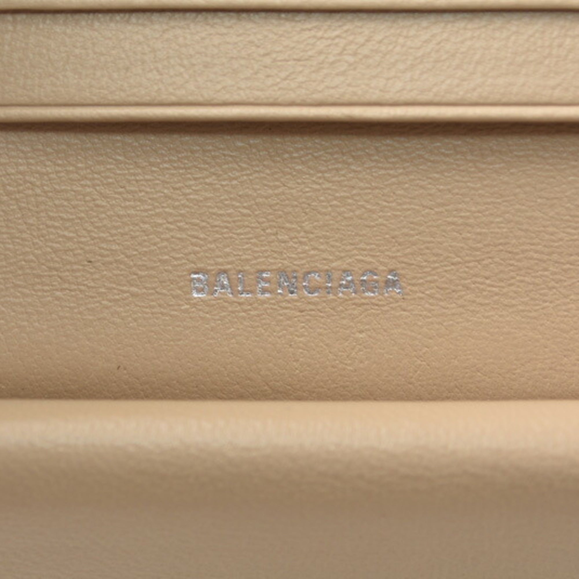 Balenciaga Light Beige Leather Wallet (Bi-Fold) (Pre-Owned)
