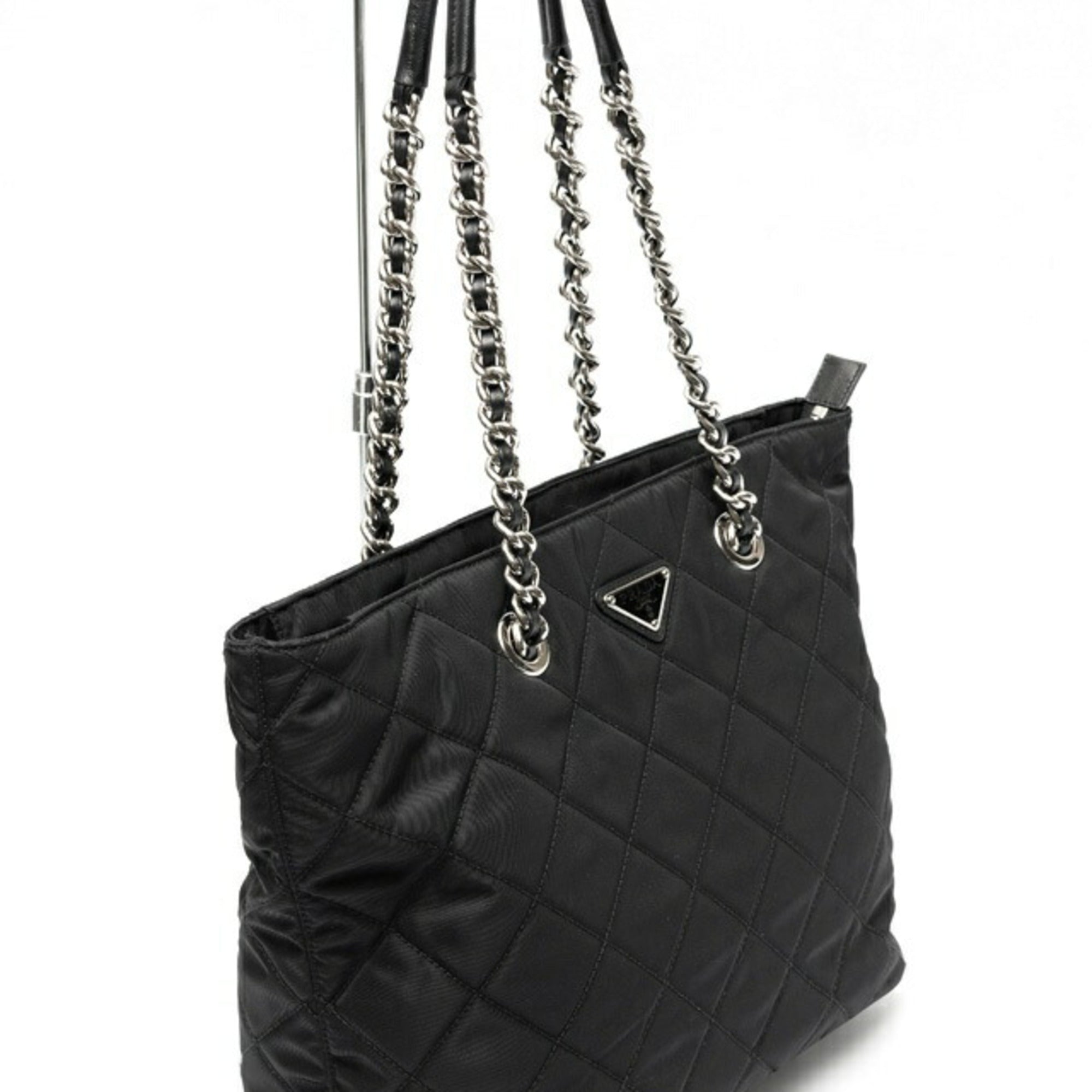 Prada Black Nylon Tote Bag (Pre-Owned)