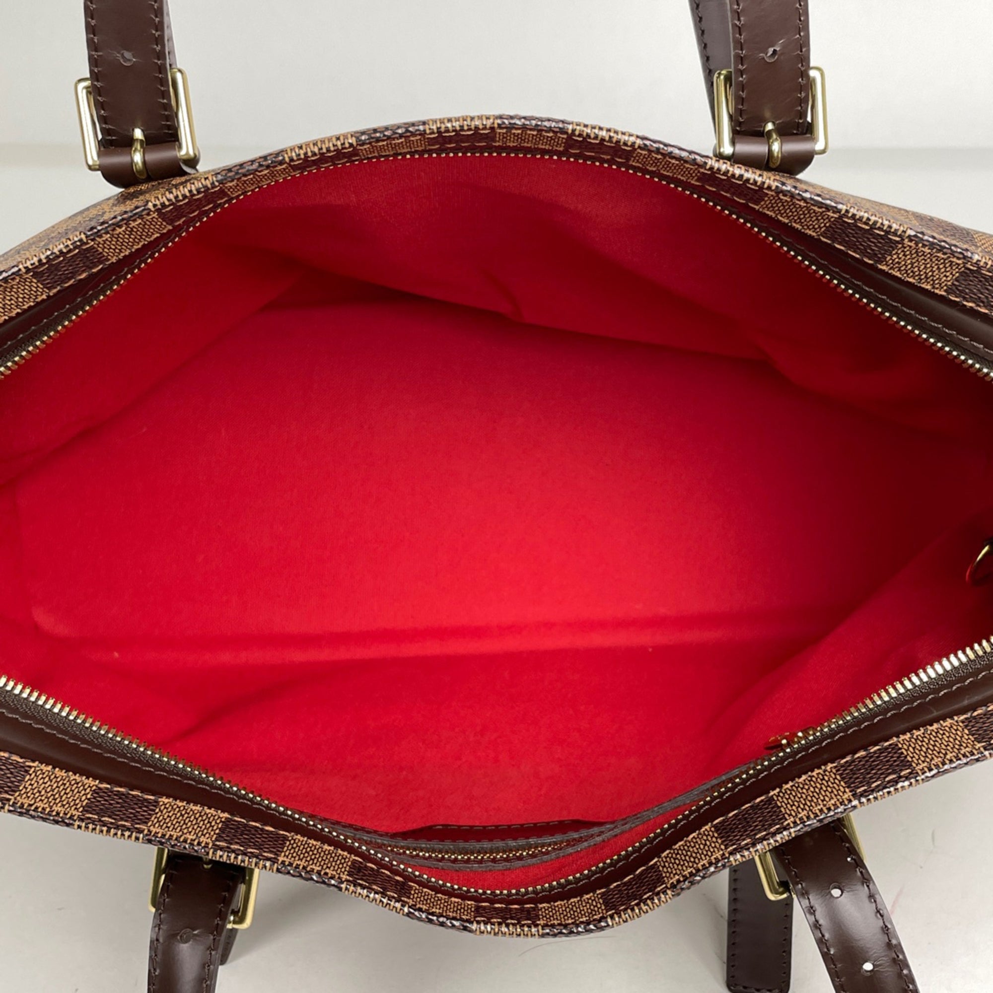 Louis Vuitton Brown Damier Canvas Shoulder Bag Tote Bag (Pre-Owned)