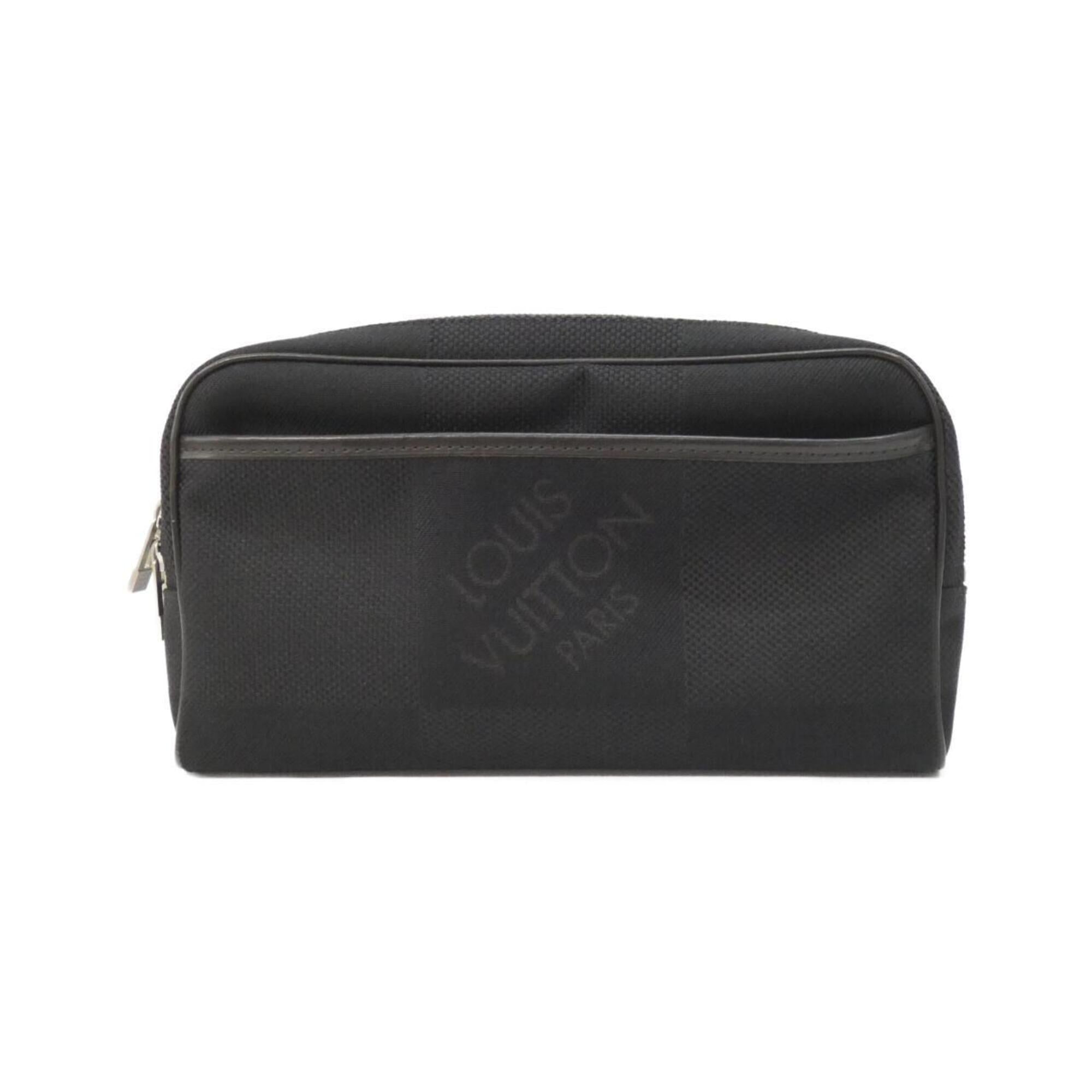 Louis Vuitton Black Canvas Handbag (Pre-Owned)