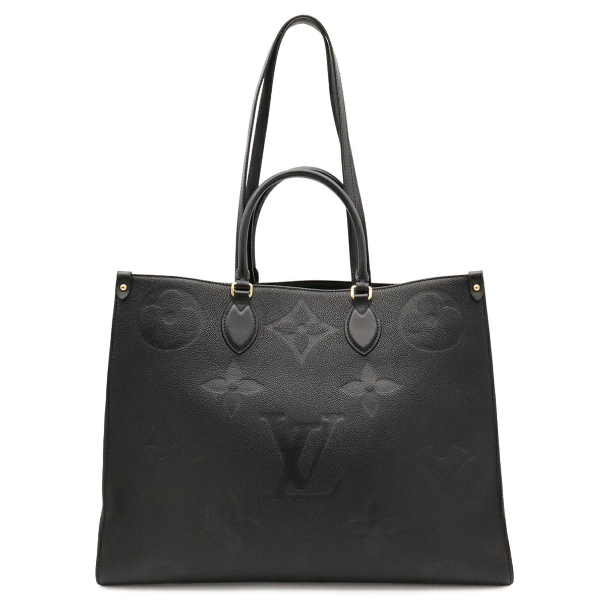 Louis Vuitton Black Noir Monogram Empreinte Shoulder Bag Tote Bag (Pre-Owned)