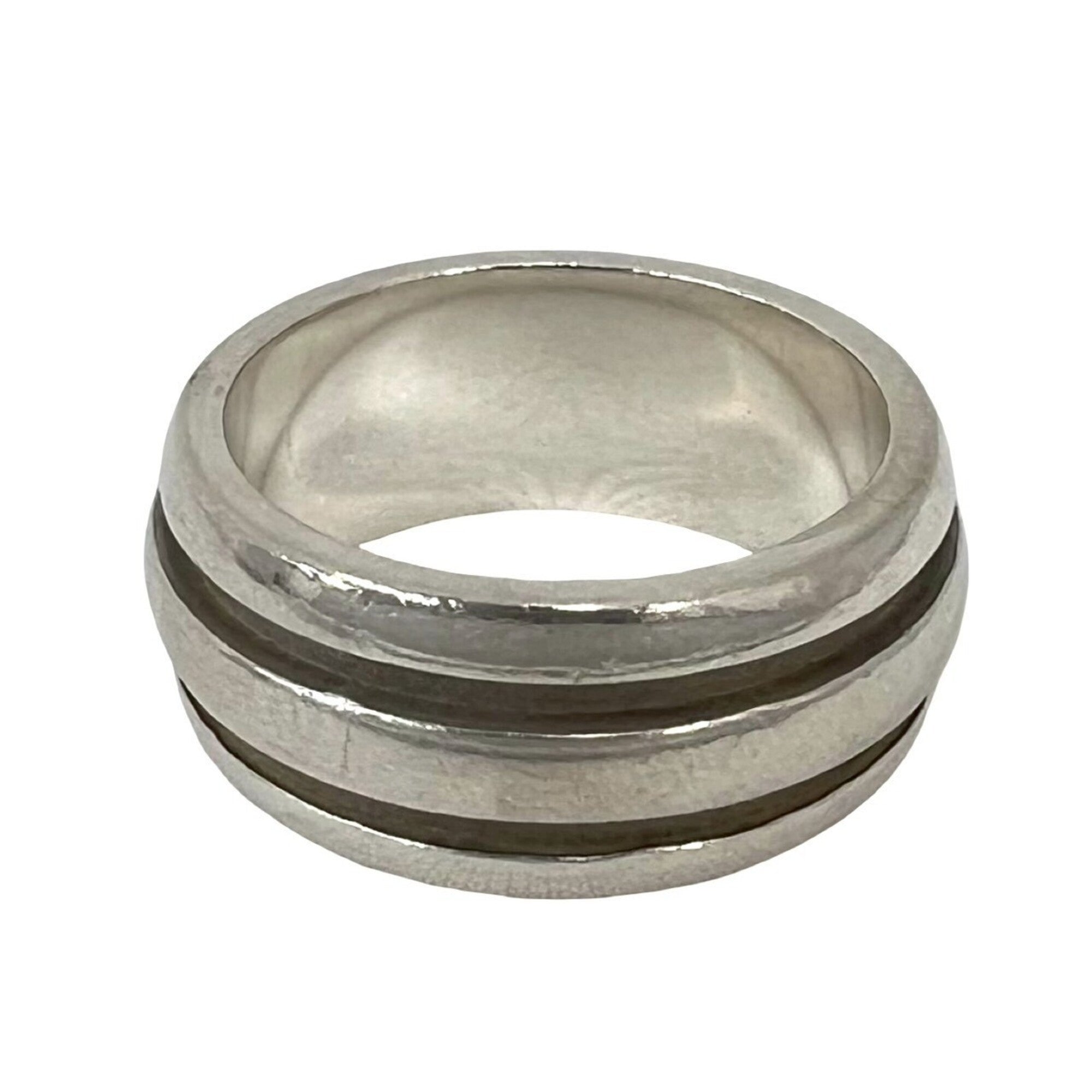 Tiffany Silver Silver 925 Band Ring (Pre-Owned)
