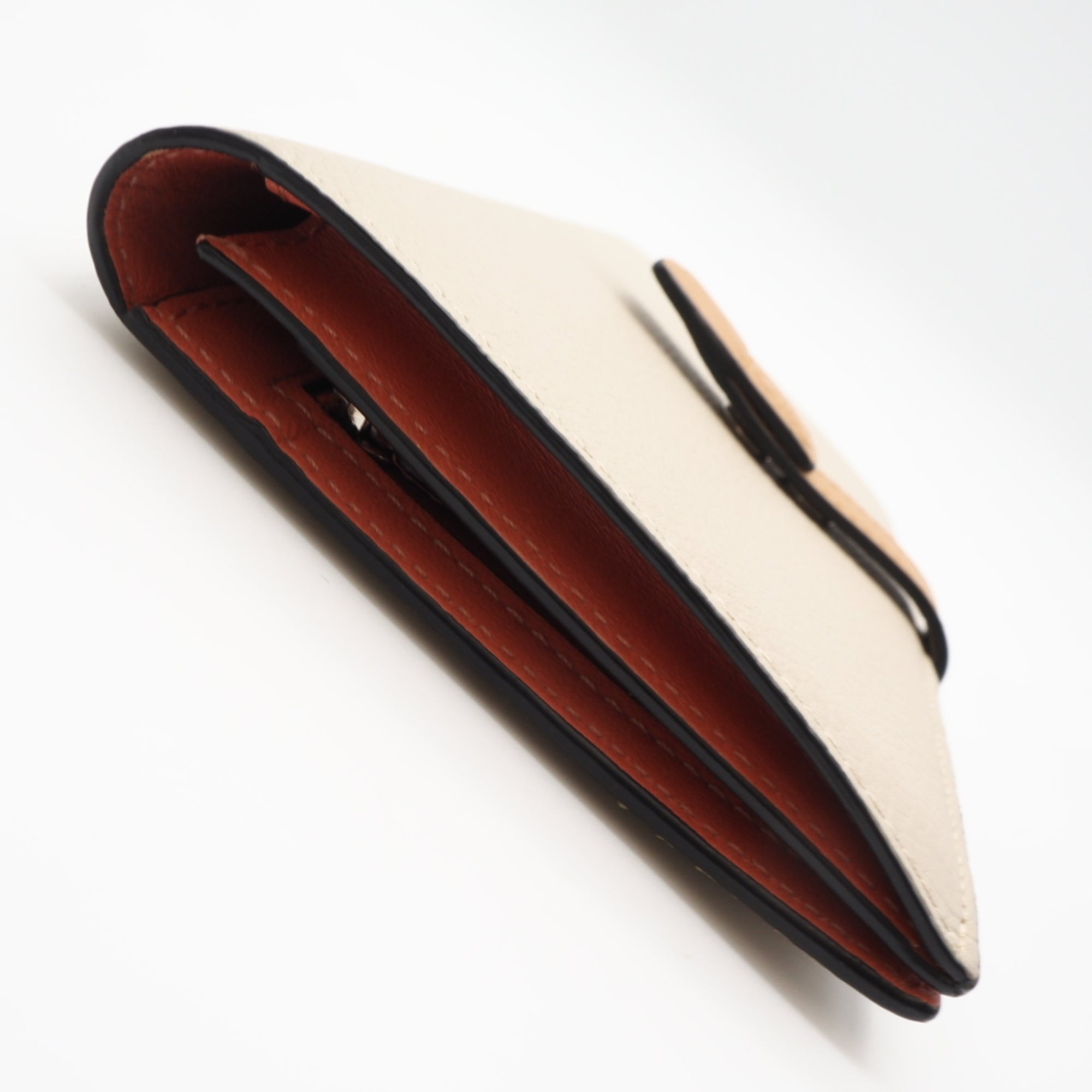Loewe Beige Brown Orange Long Wallet (Bi-Fold) (Pre-Owned)
