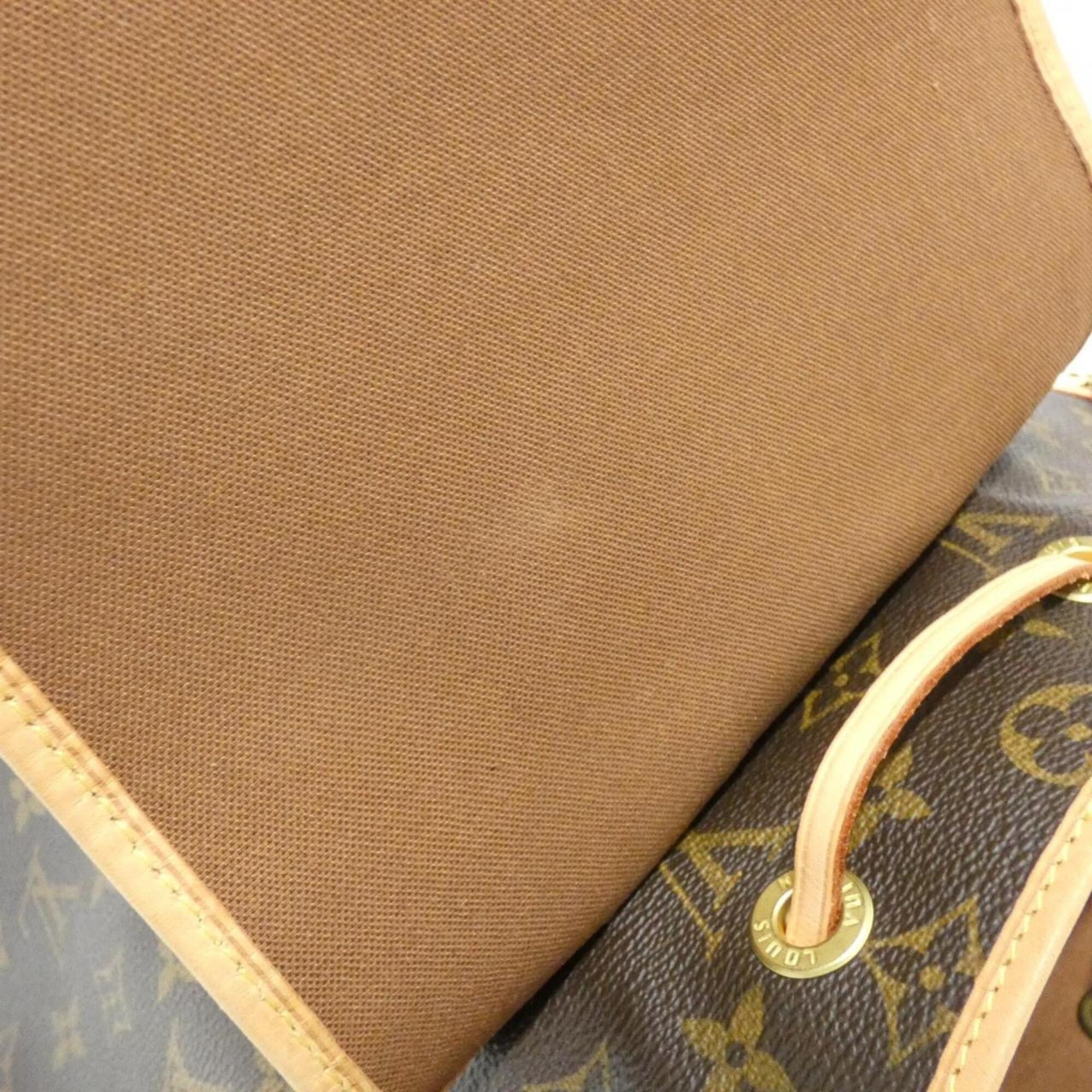 Louis Vuitton Marron Coated Canvas Backpack (Pre-Owned)