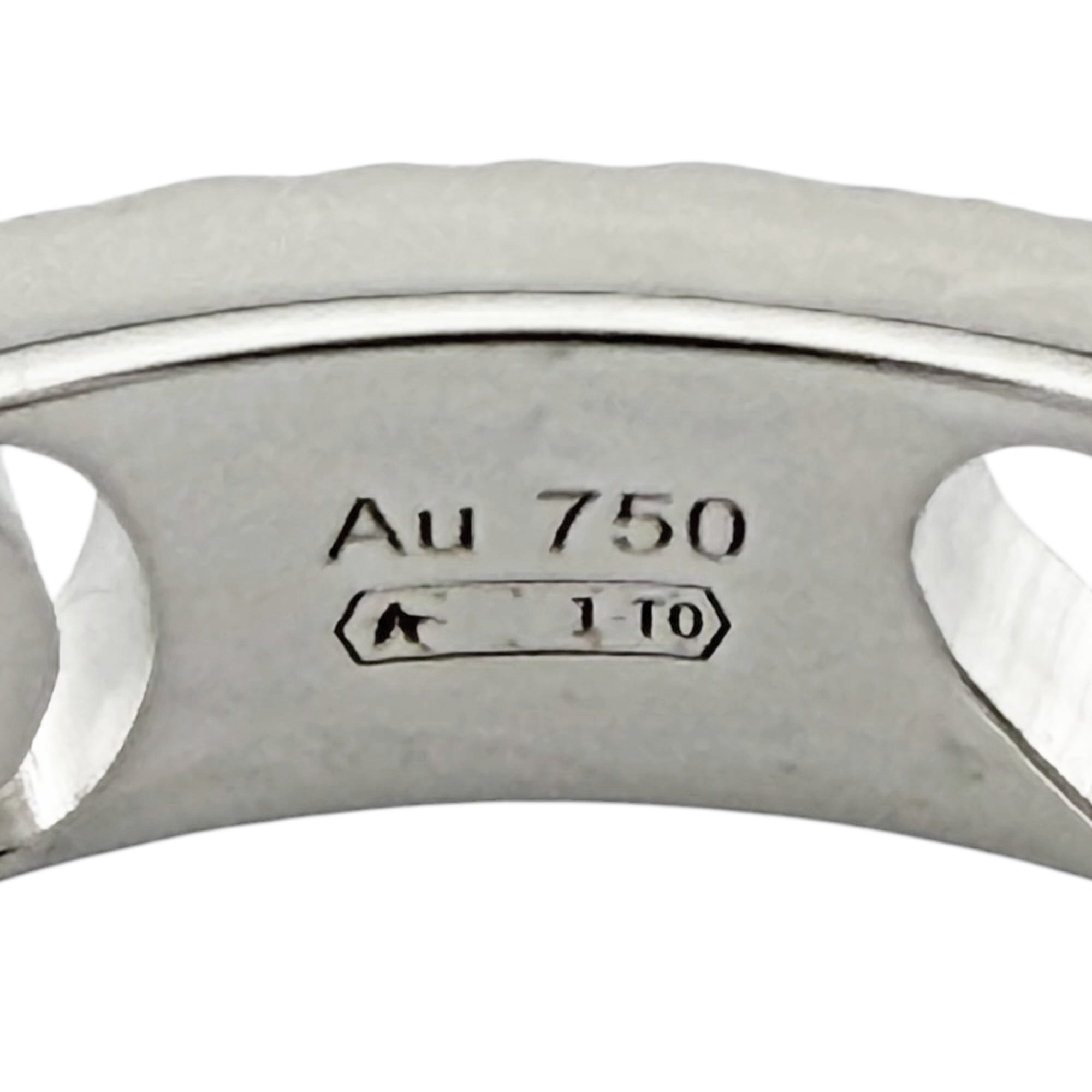 Gucci Silver White Gold (18K) Band Ring (Pre-Owned)