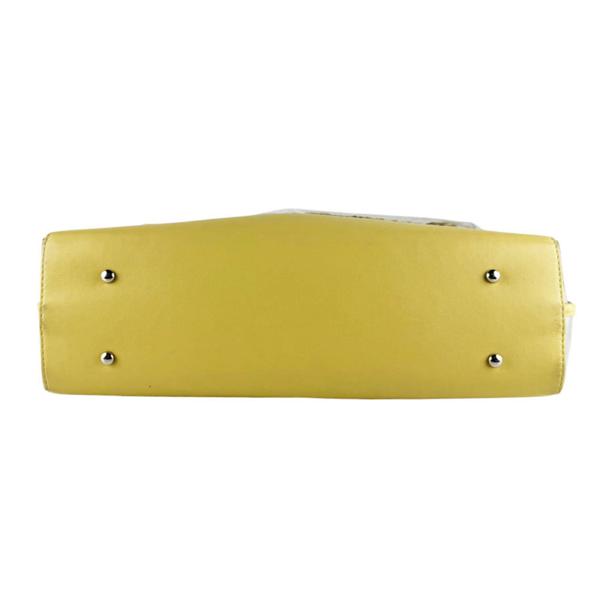 Chanel Yellow Leather Vinyl Handbag Shoulder Bag (Pre-Owned)