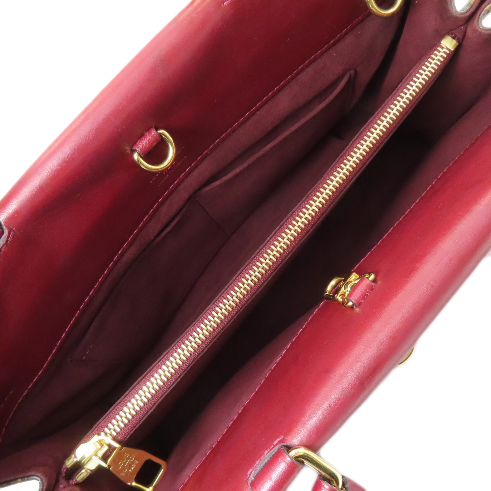 Louis Vuitton Bordeaux Brown Monogram Handbag (Pre-Owned)
