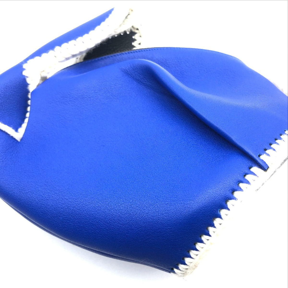 Loewe Blue Leather Coin Purse/Coin Case (Pre-Owned)