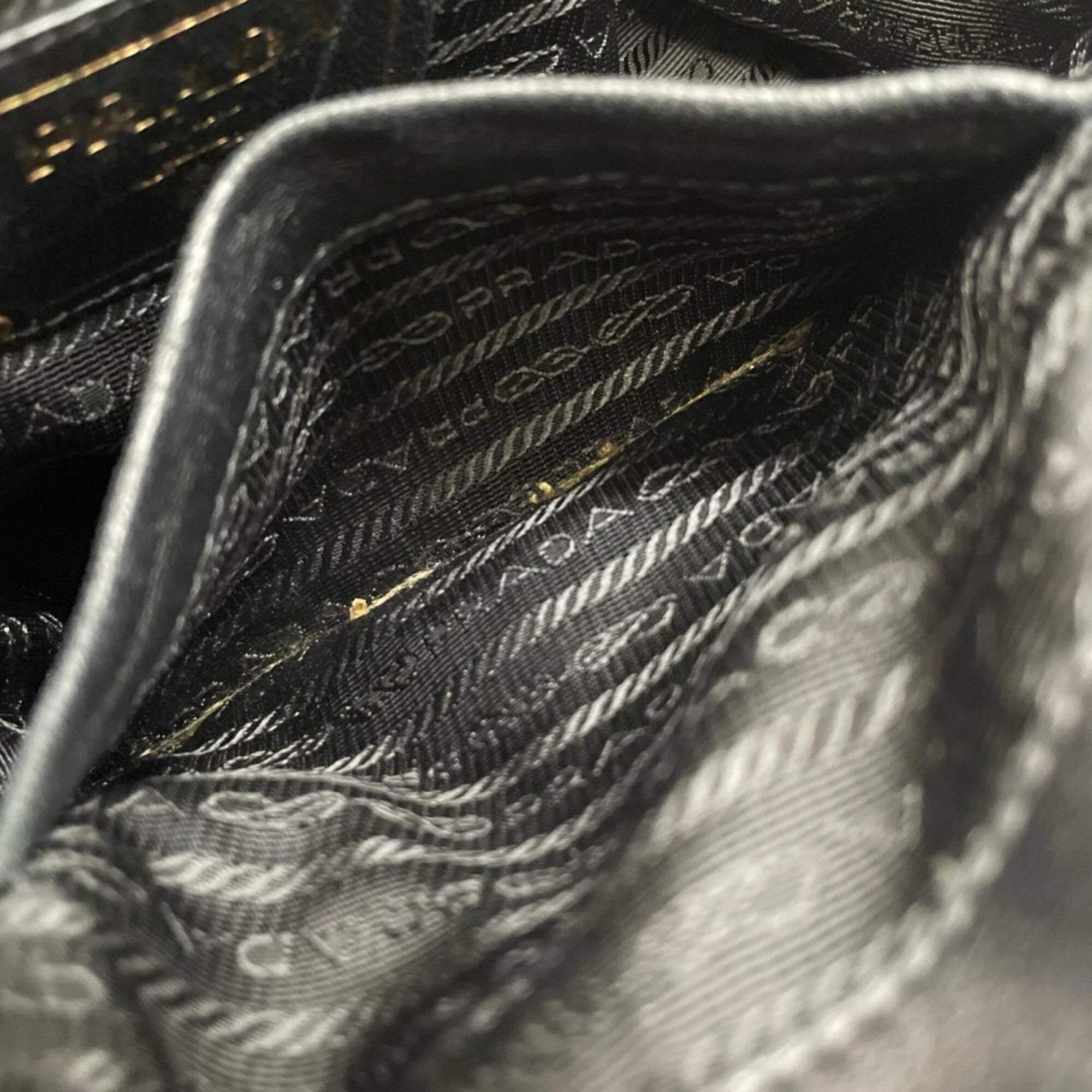 Prada Black Nylon Handbag (Pre-Owned)