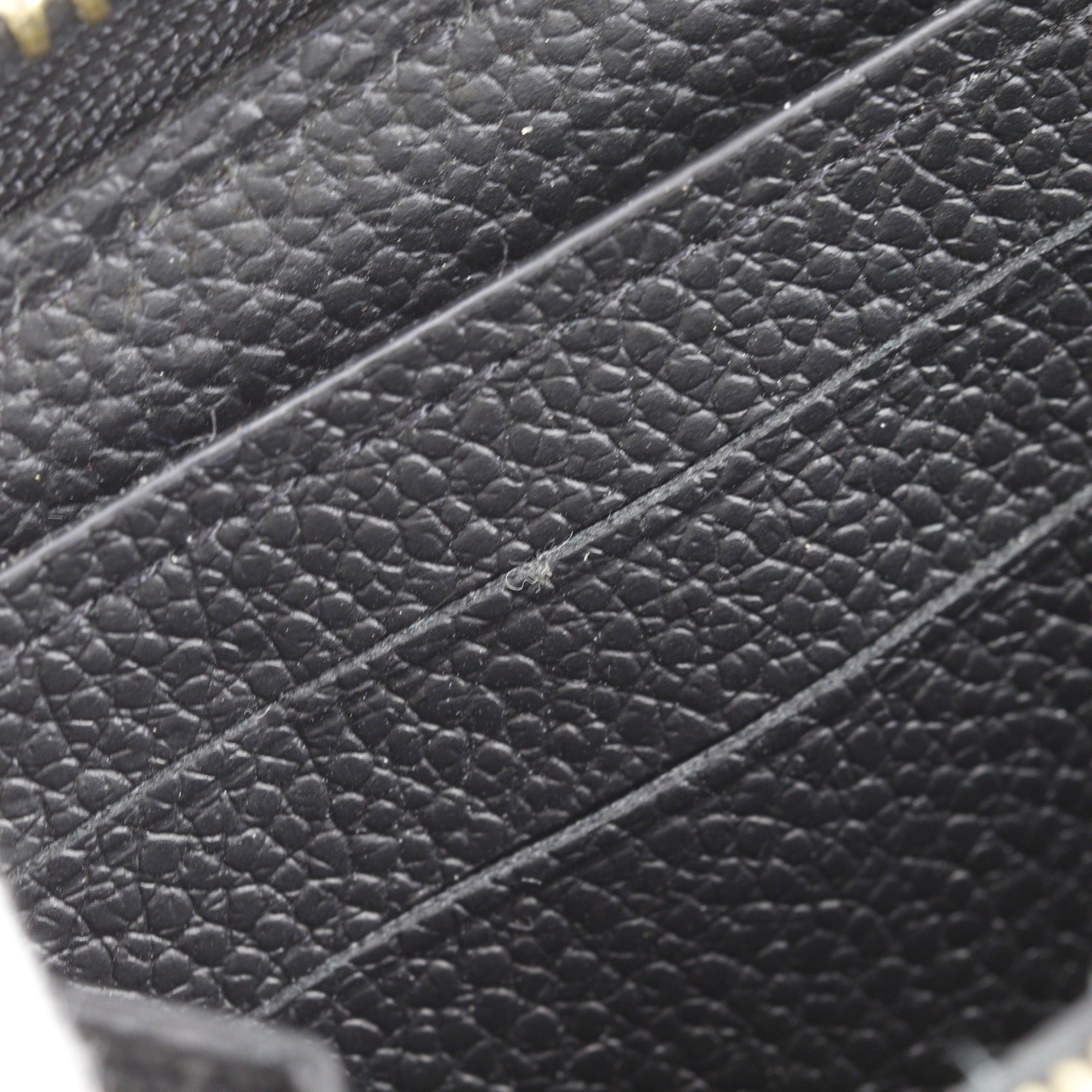 Louis Vuitton Monogram Empreinte Black Noir Monogram Empreinte Long Wallet (Bi-Fold) (Pre-Owned)
