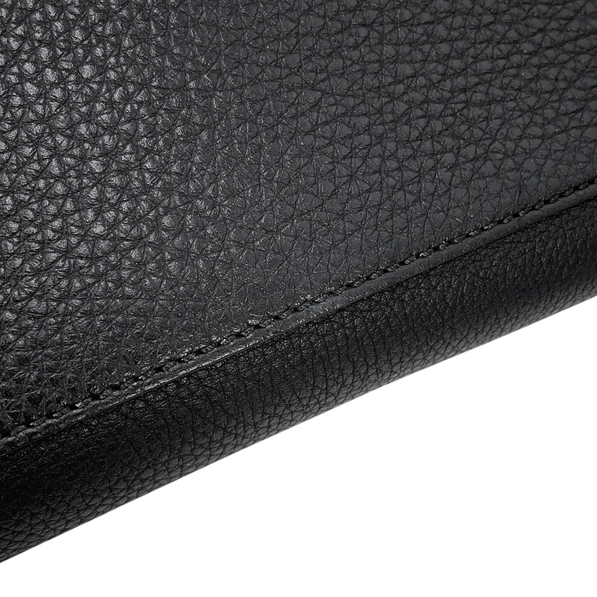 Fendi Peekaboo Black Leather Handbag Tote Bag (Pre-Owned)