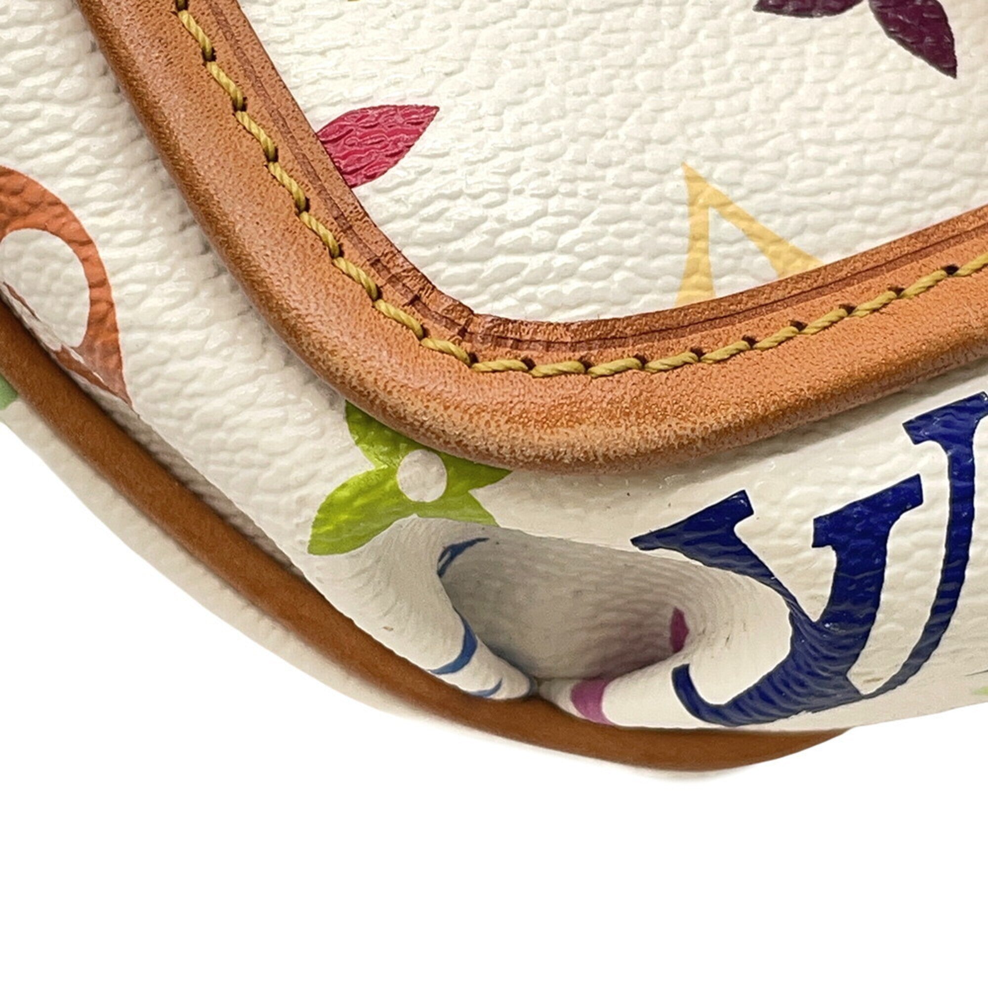 Louis Vuitton Blanc Multi-Color Monogram Multicolore Handbag Shoulder Bag (Pre-Owned)