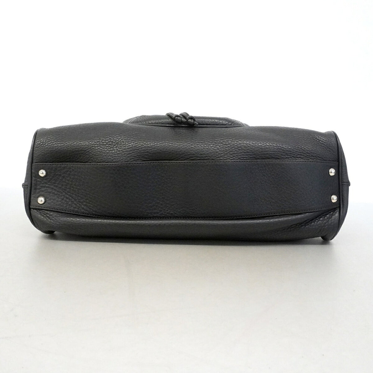 Salvatore Ferragamo Black Leather Handbag (Pre-Owned)