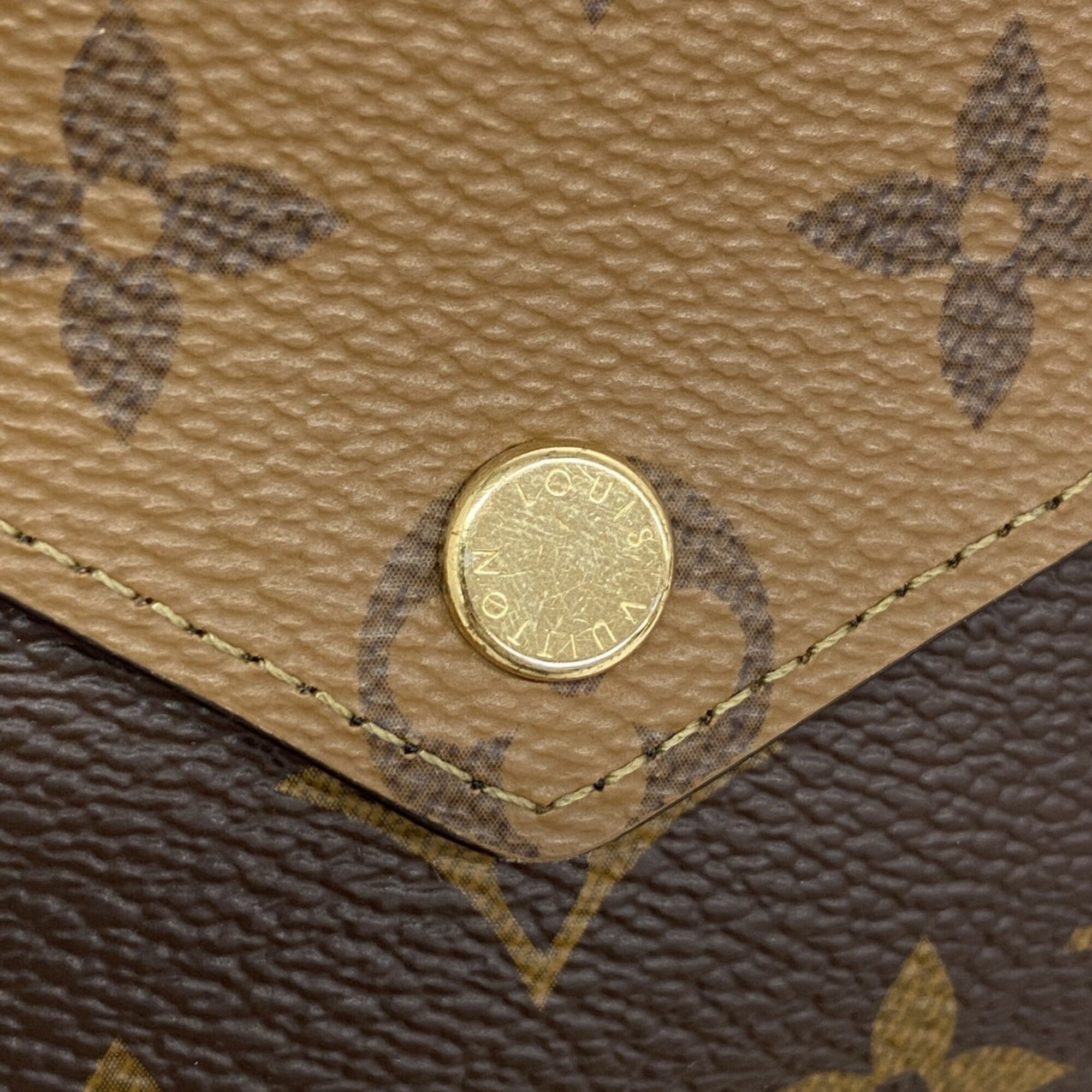 Louis Vuitton Brown Wallet (Tri-Fold) (Pre-Owned)