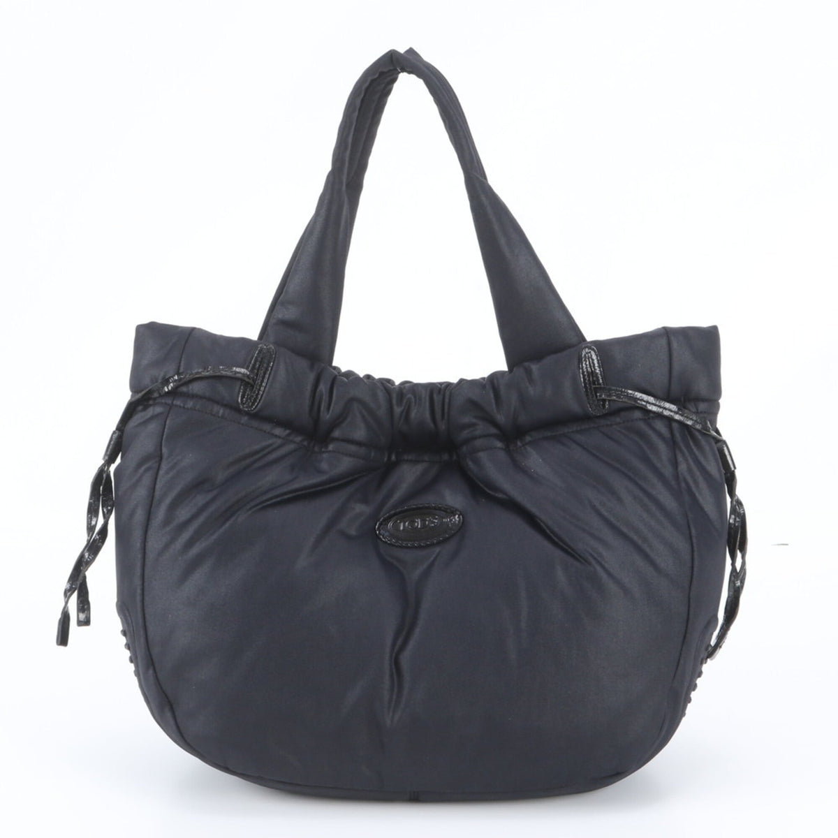 Tod's Black Handbag Shoulder Bag Tote Bag (Pre-Owned)