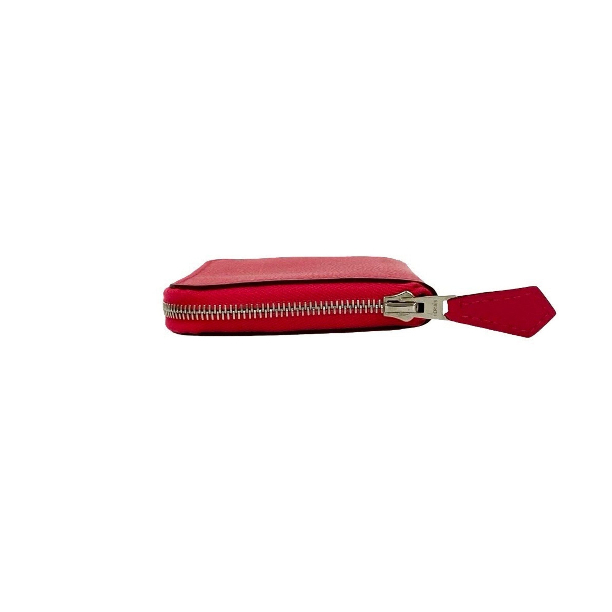 Hermes Pink Leather Coin Purse/Coin Case (Pre-Owned)